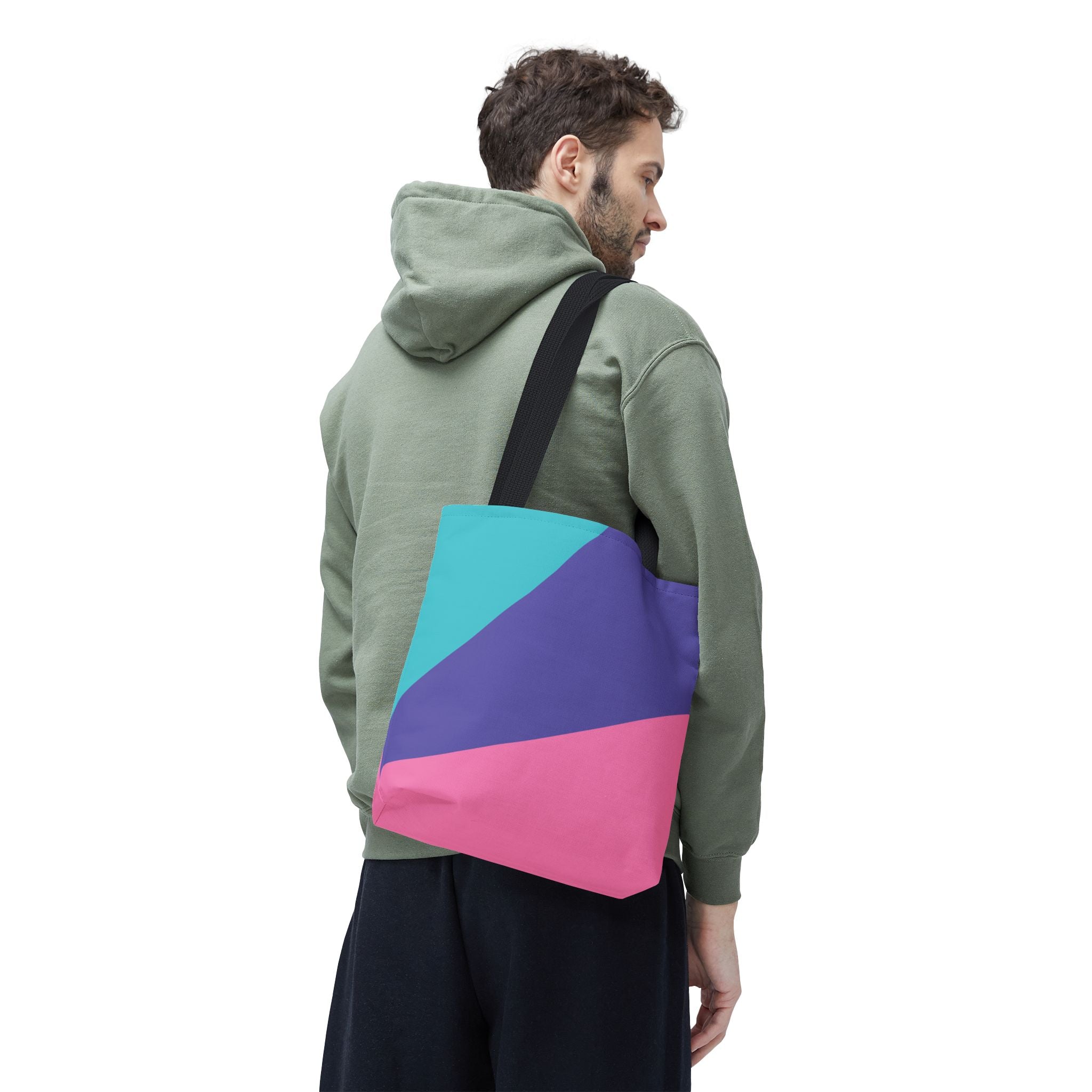 Colorblock Tote Bag
