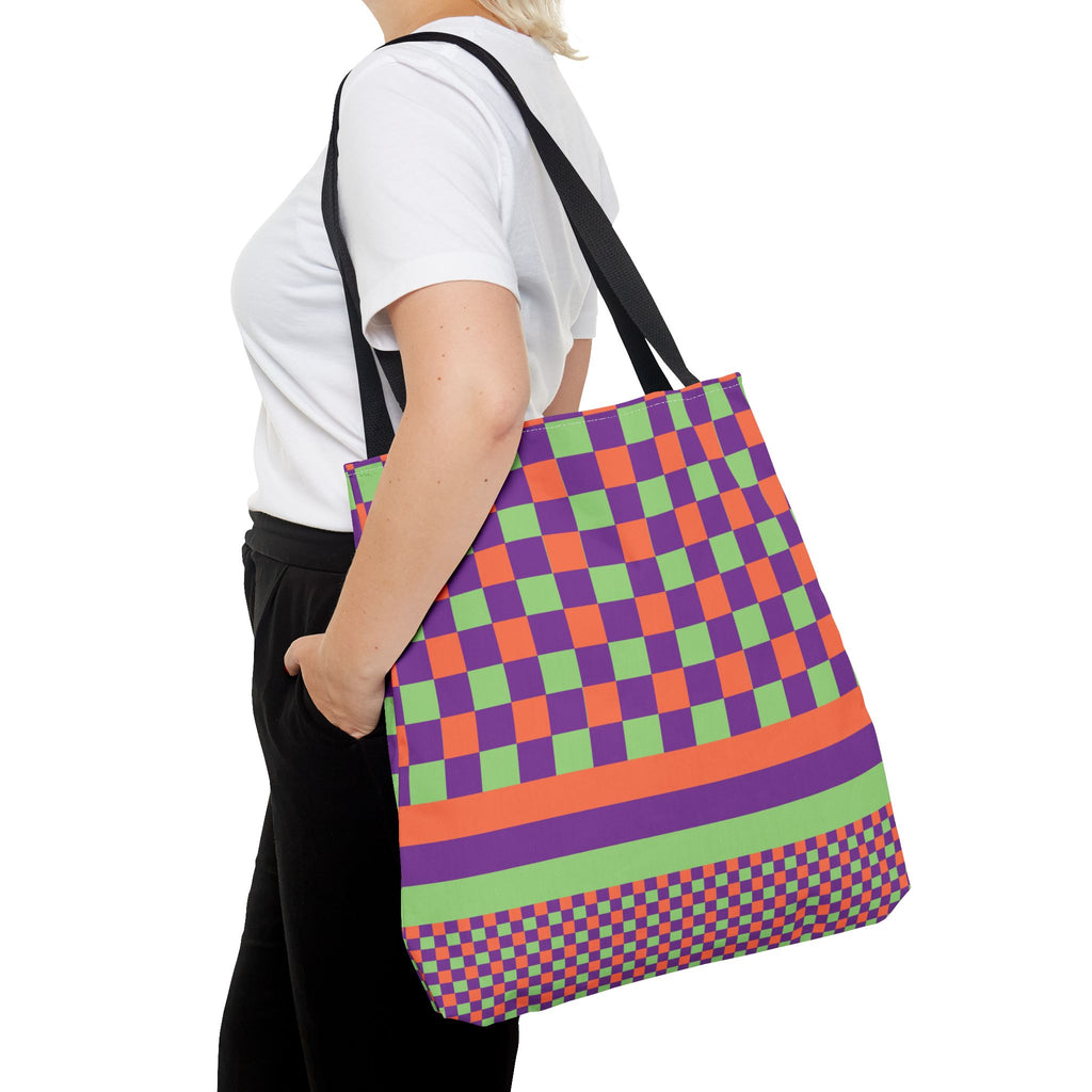Colorblock Tote Bag