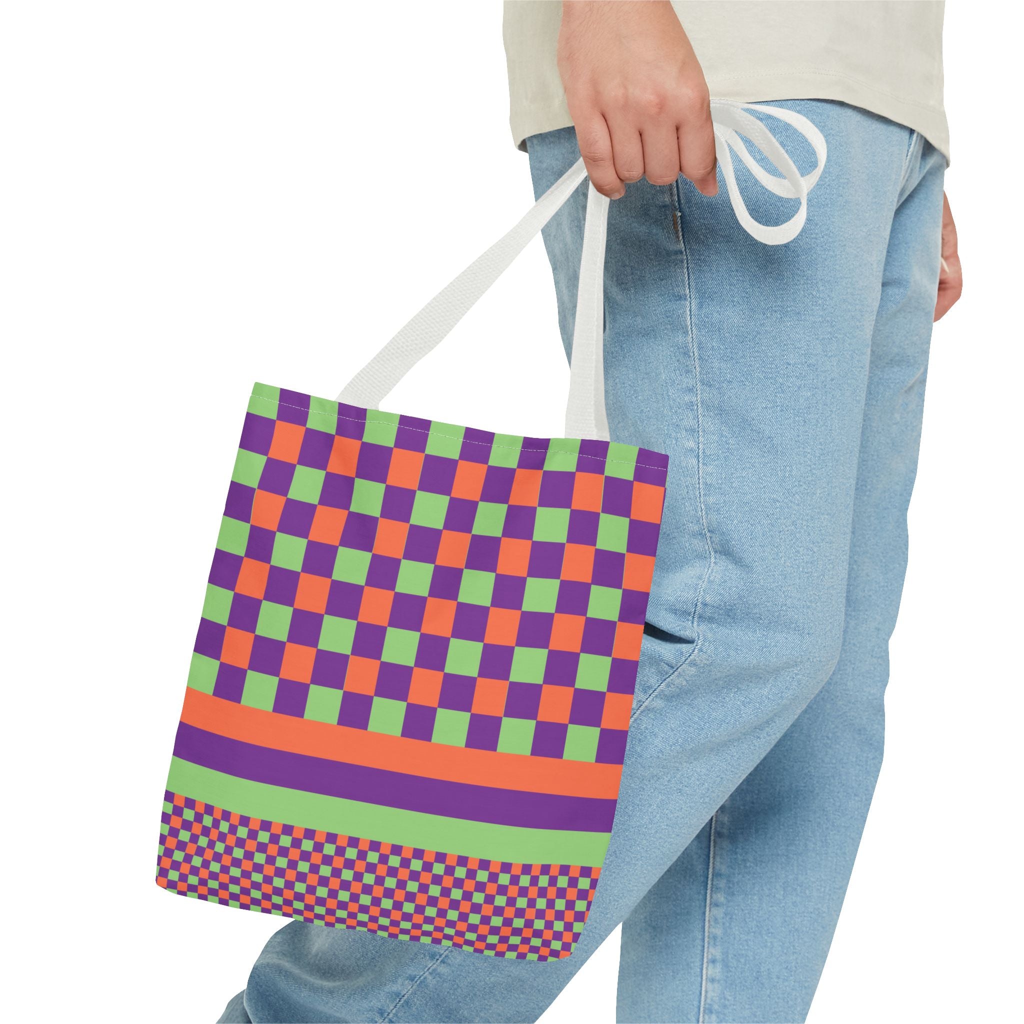 Colorblock Tote Bag