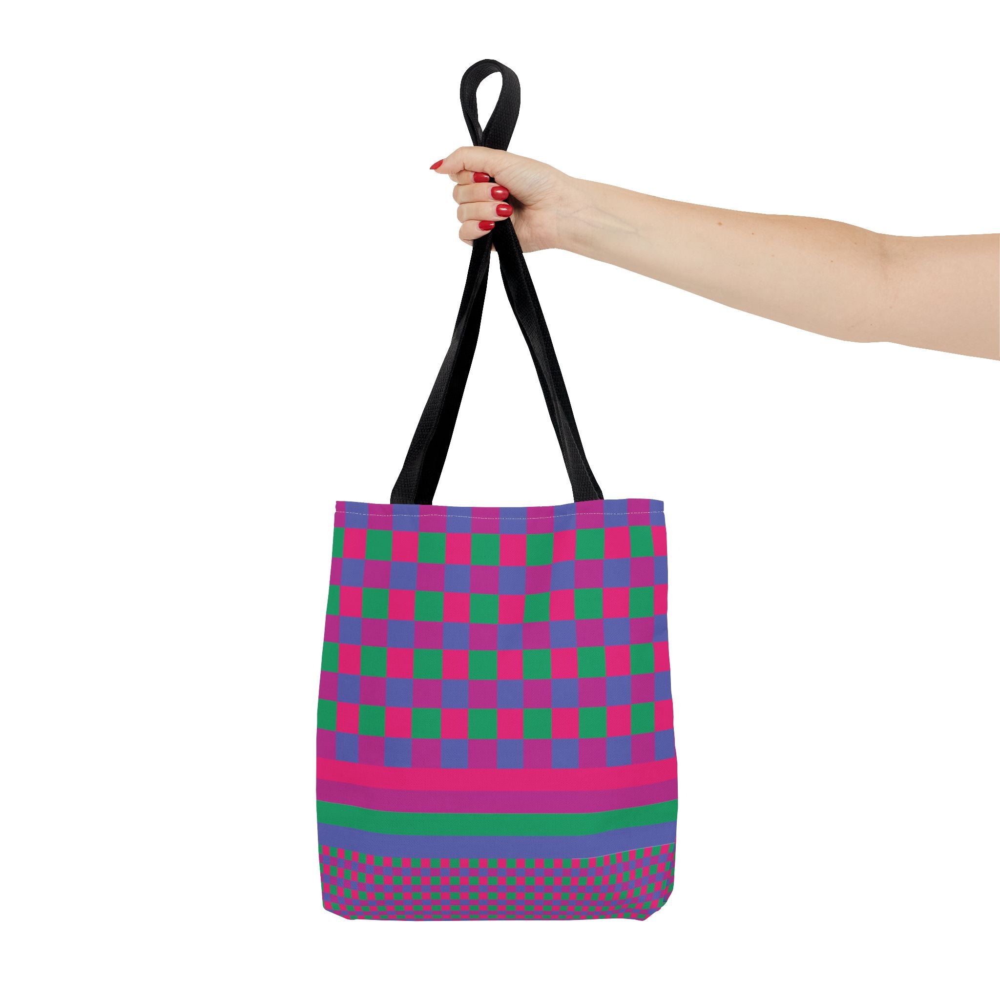 Colorblock Tote Bag