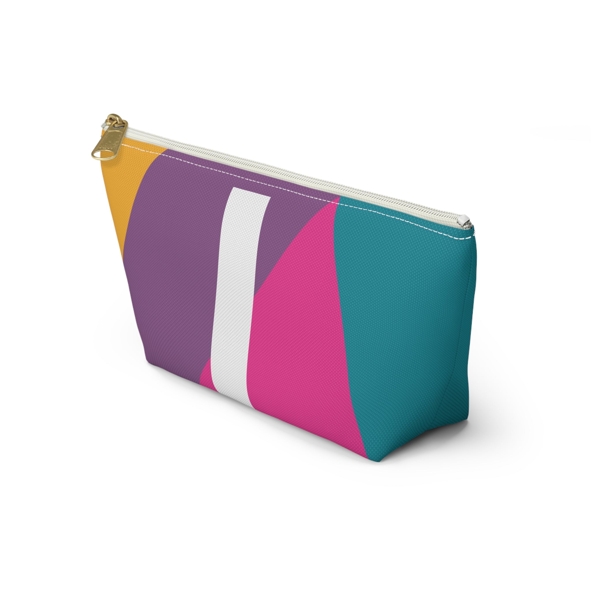 Colorblock Accessory Pouch — Monogram I T-Bottom Cosmetic Bag