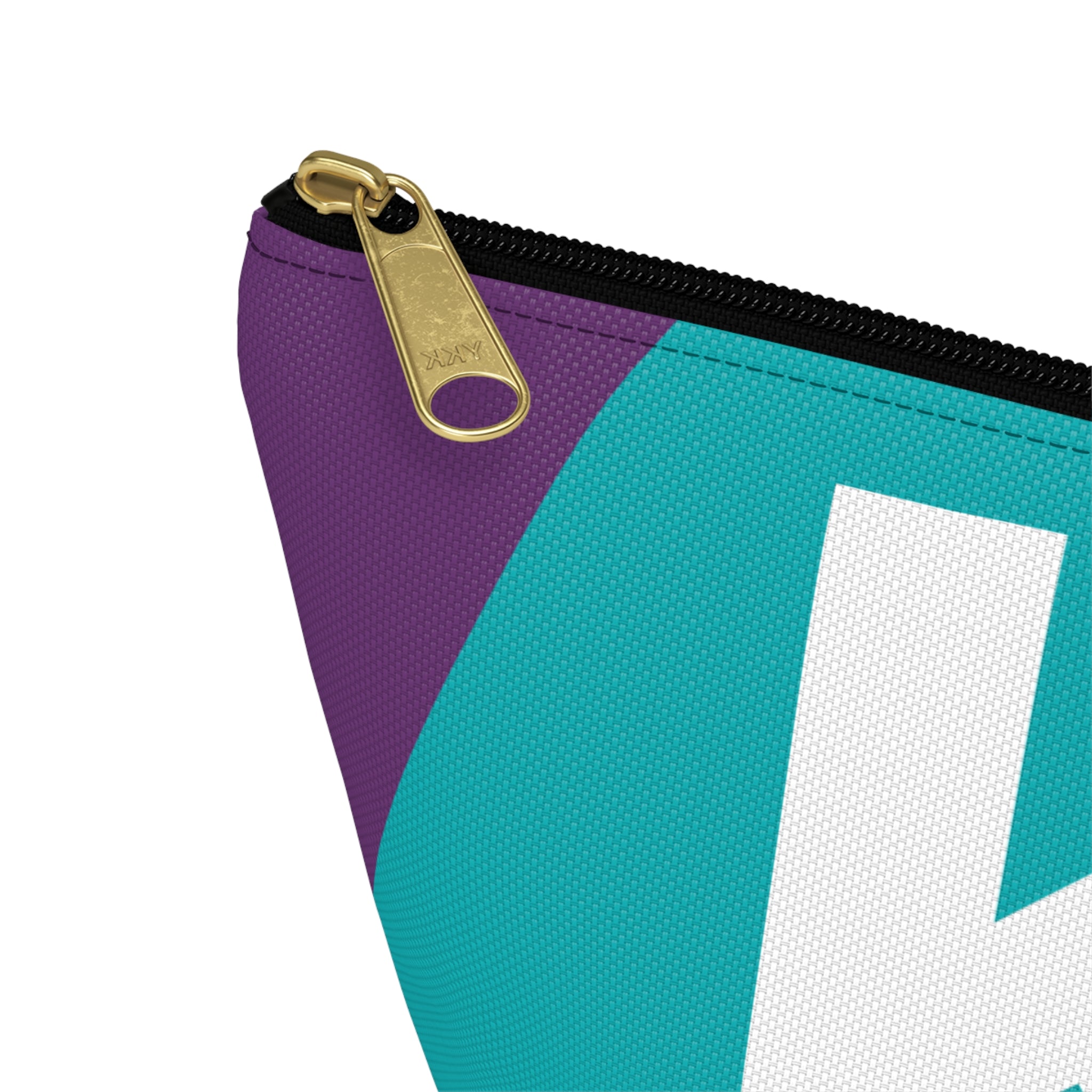 Colorblock Accessory Pouch — Monogram K T-Bottom Cosmetic Bag