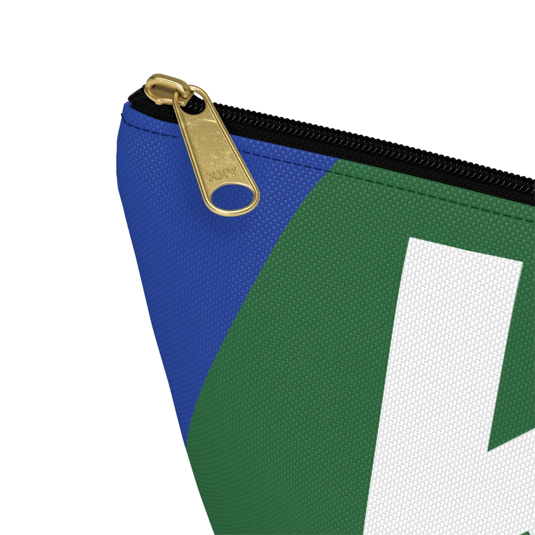 Colorblock Accessory Pouch — Monogram K T-Bottom Cosmetic Bag