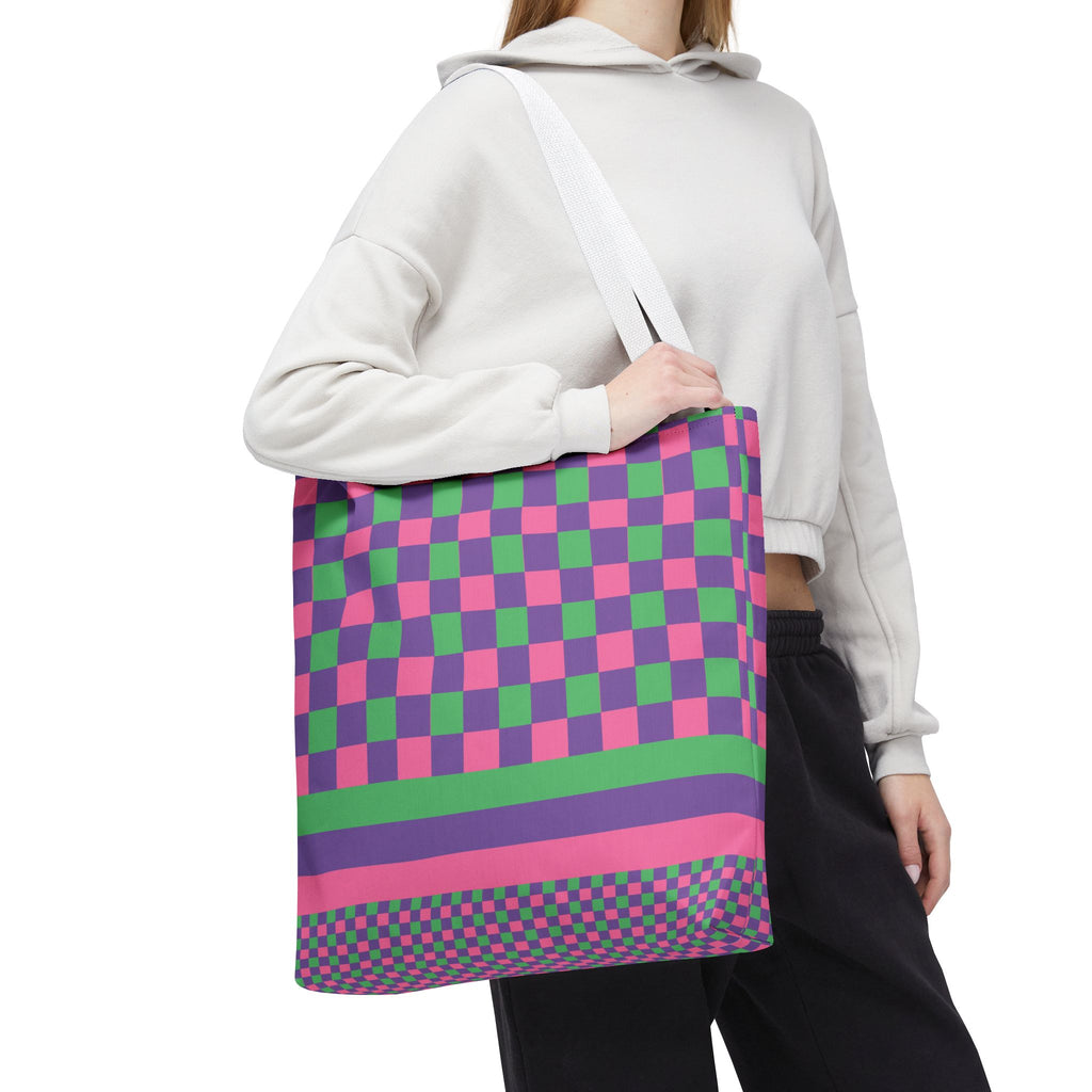 Colorblock Tote Bag