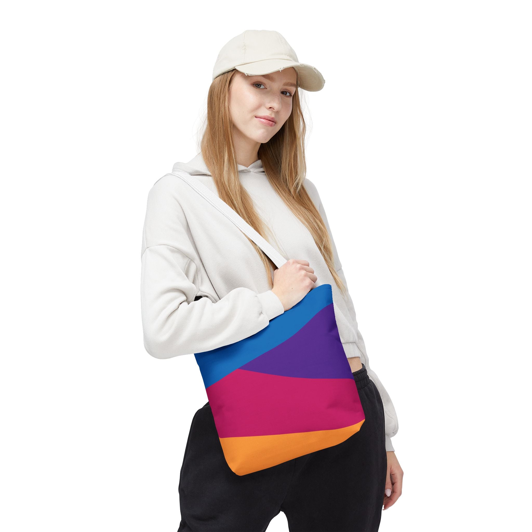 Colorblock Tote Bag