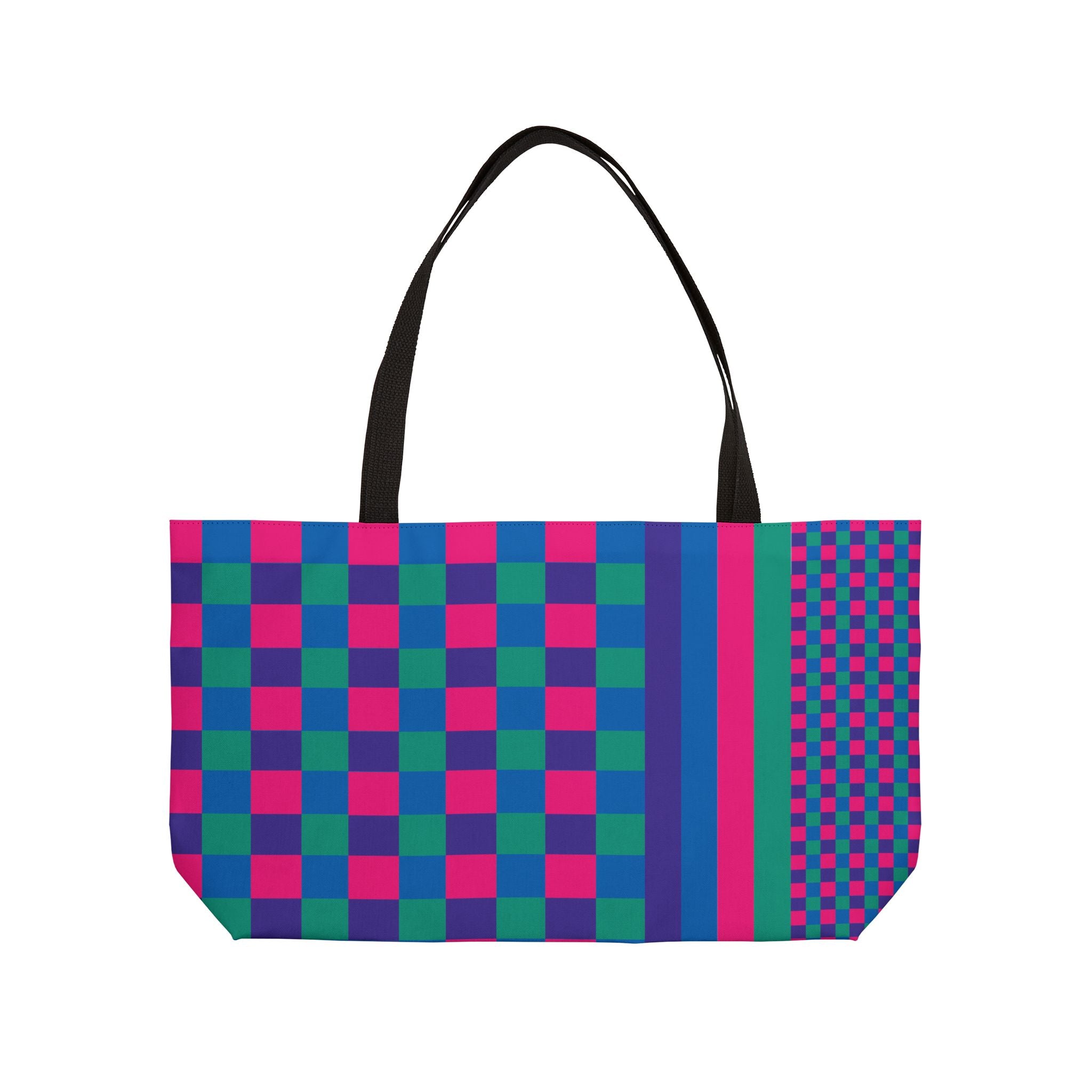 Colorblock Tote Bag