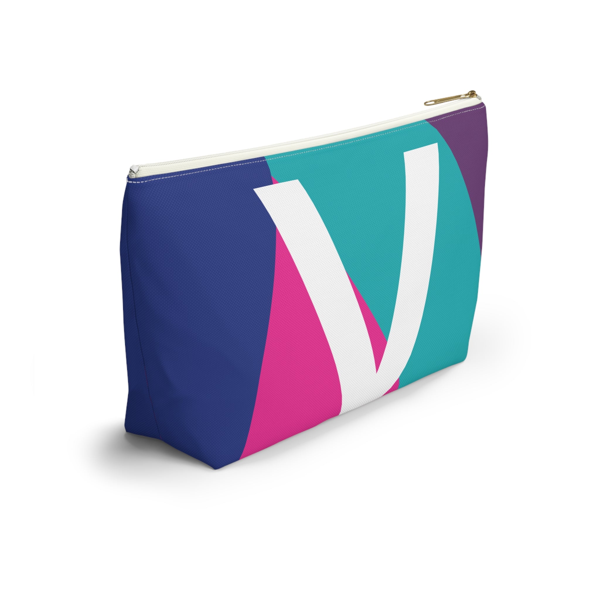 Colorblock Accessory Pouch — Monogram V T-Bottom Cosmetic Bag