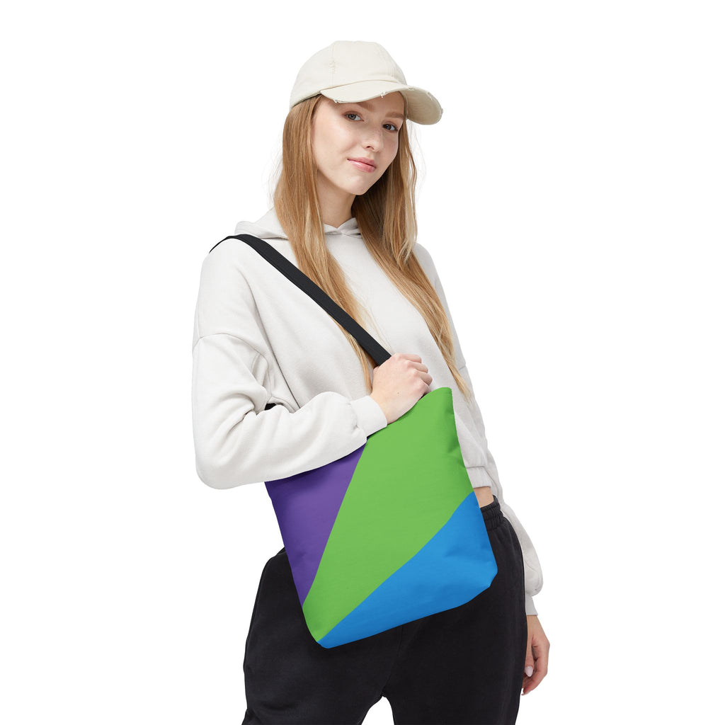 Colorblock Tote Bag