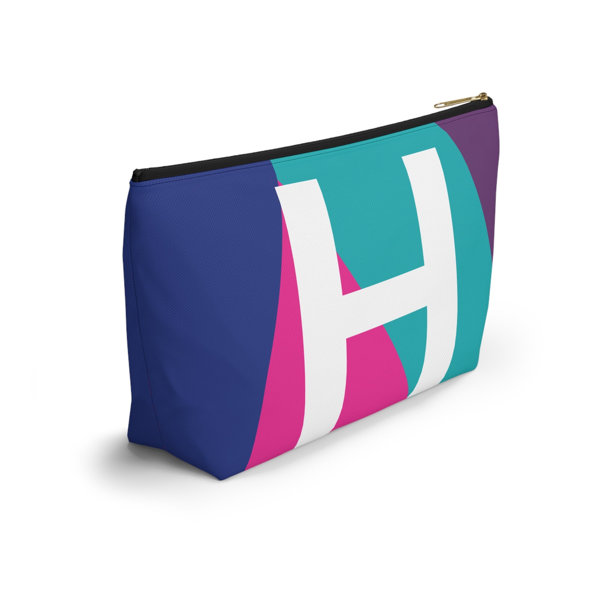 Colorblock Accessory Pouch — Monogram H T-Bottom Cosmetic Bag