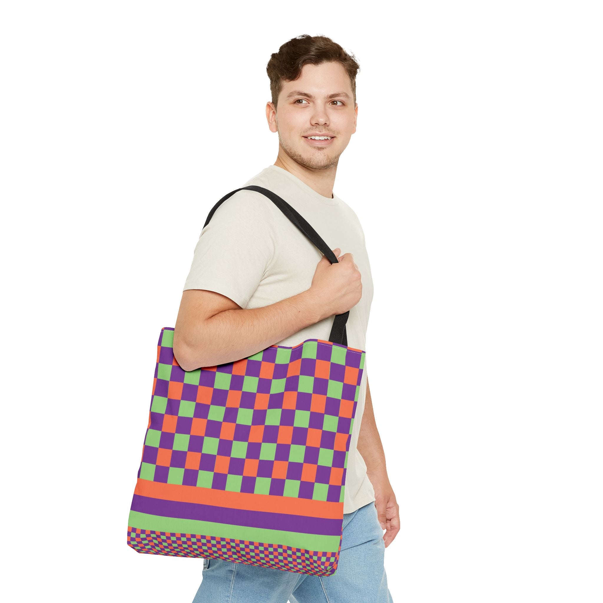 Colorblock Tote Bag