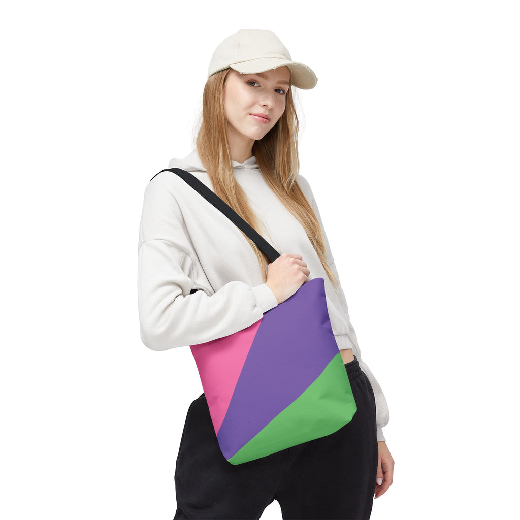 Colorblock Tote Bag