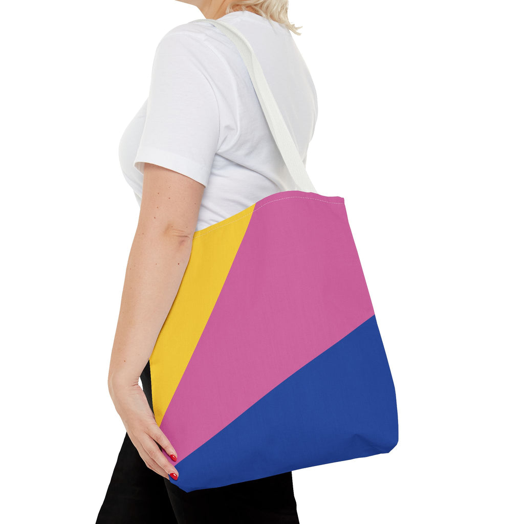 Colorblock Tote Bag