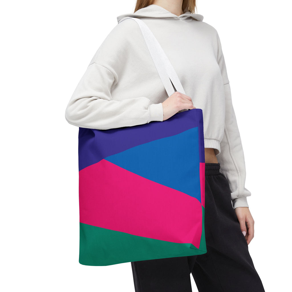 Colorblock Tote Bag