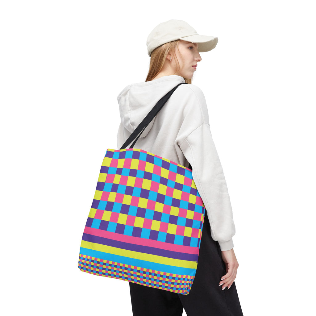 Colorblock Tote Bag