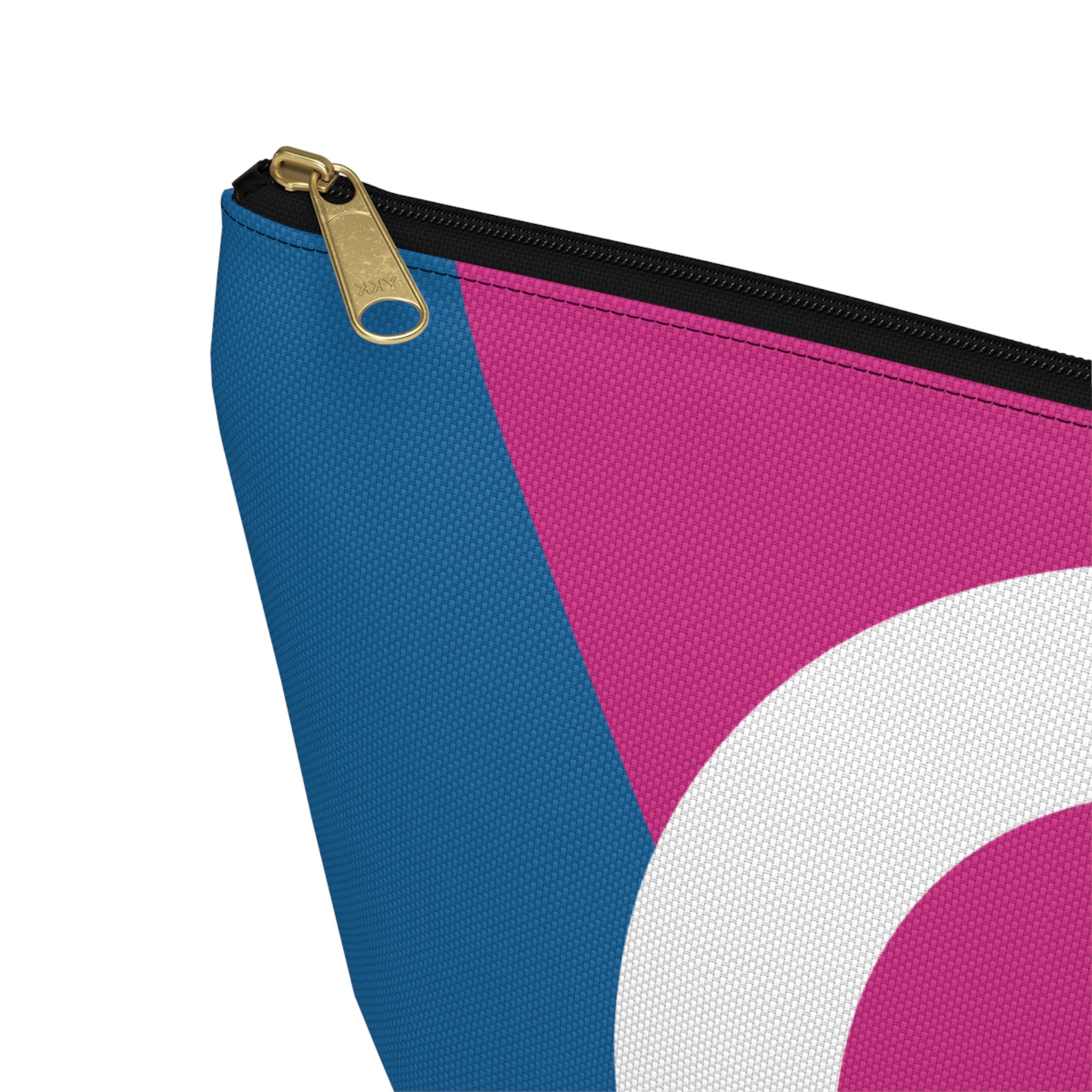 Initials Colorblock Accessory Pouch — Monogram G T-Bottom Cosmetic Bag