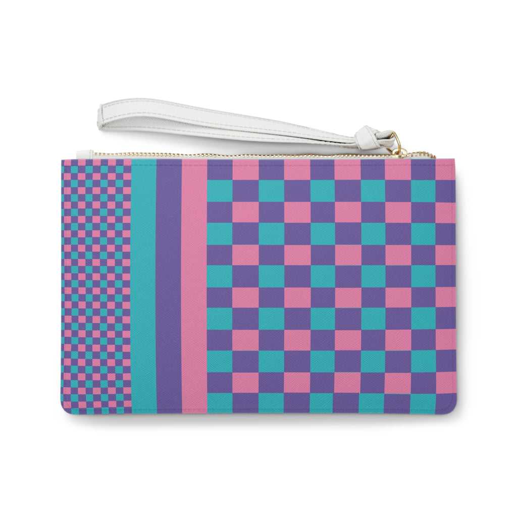 Colorblock Clutch Bag