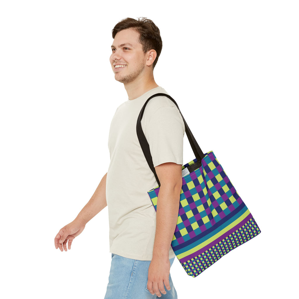 Colorblock Tote Bag