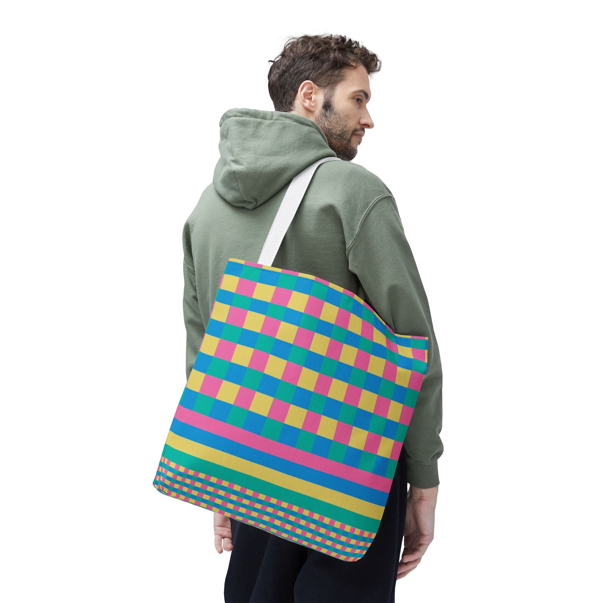 Colorblock Tote Bag