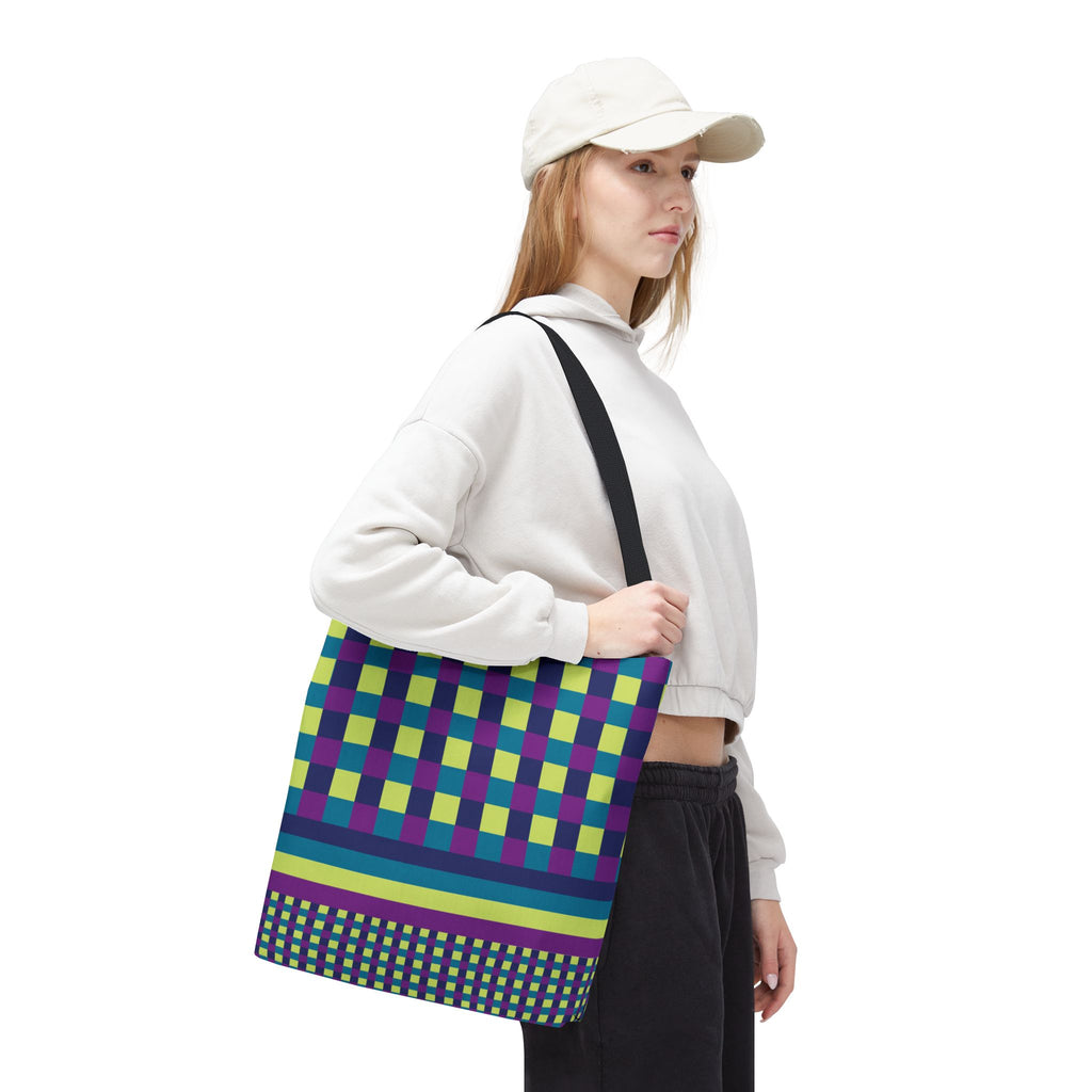 Colorblock Tote Bag