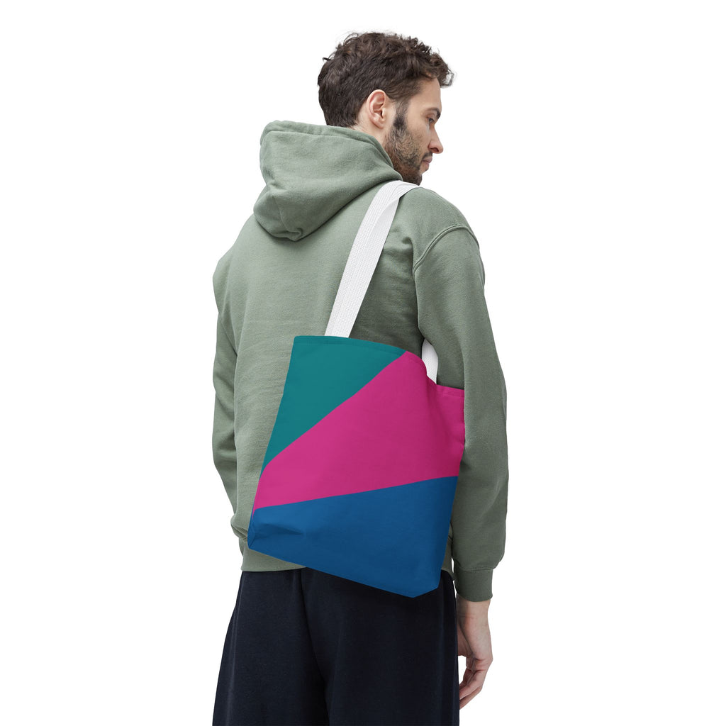 Colorblock Tote Bag