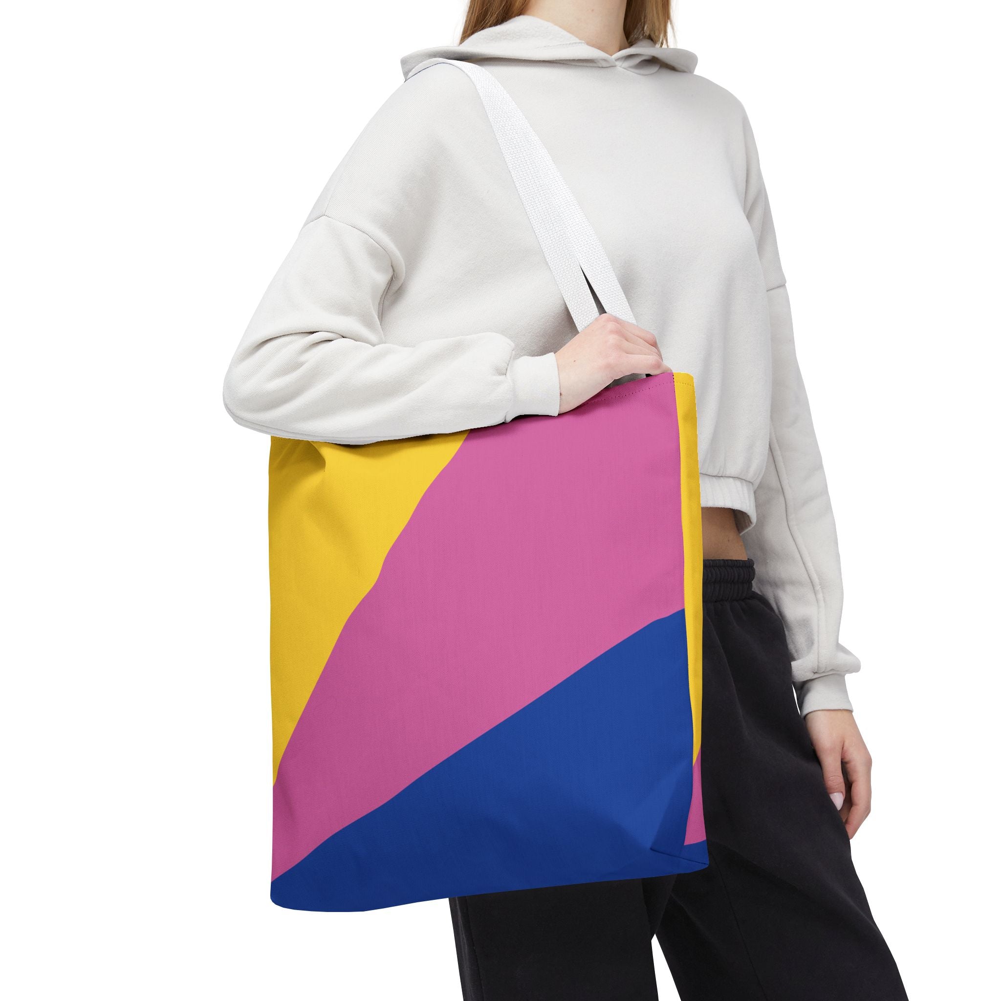 Colorblock Tote Bag