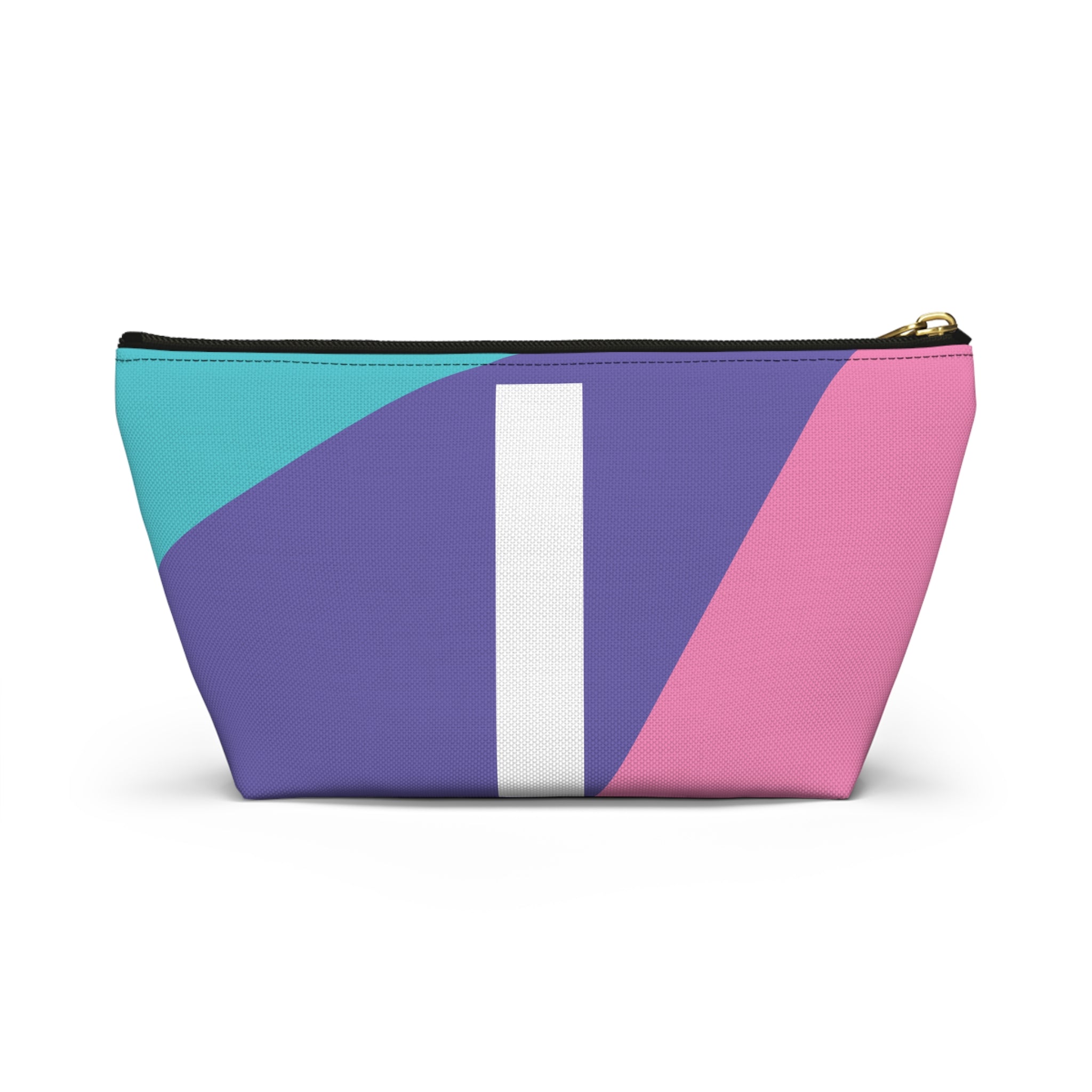 Colorblock Accessory Pouch — Monogram I T-Bottom Cosmetic Bag
