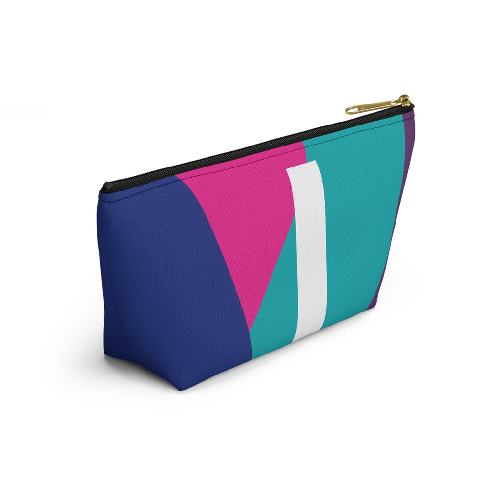 Colorblock Accessory Pouch — Monogram I T-Bottom Cosmetic Bag