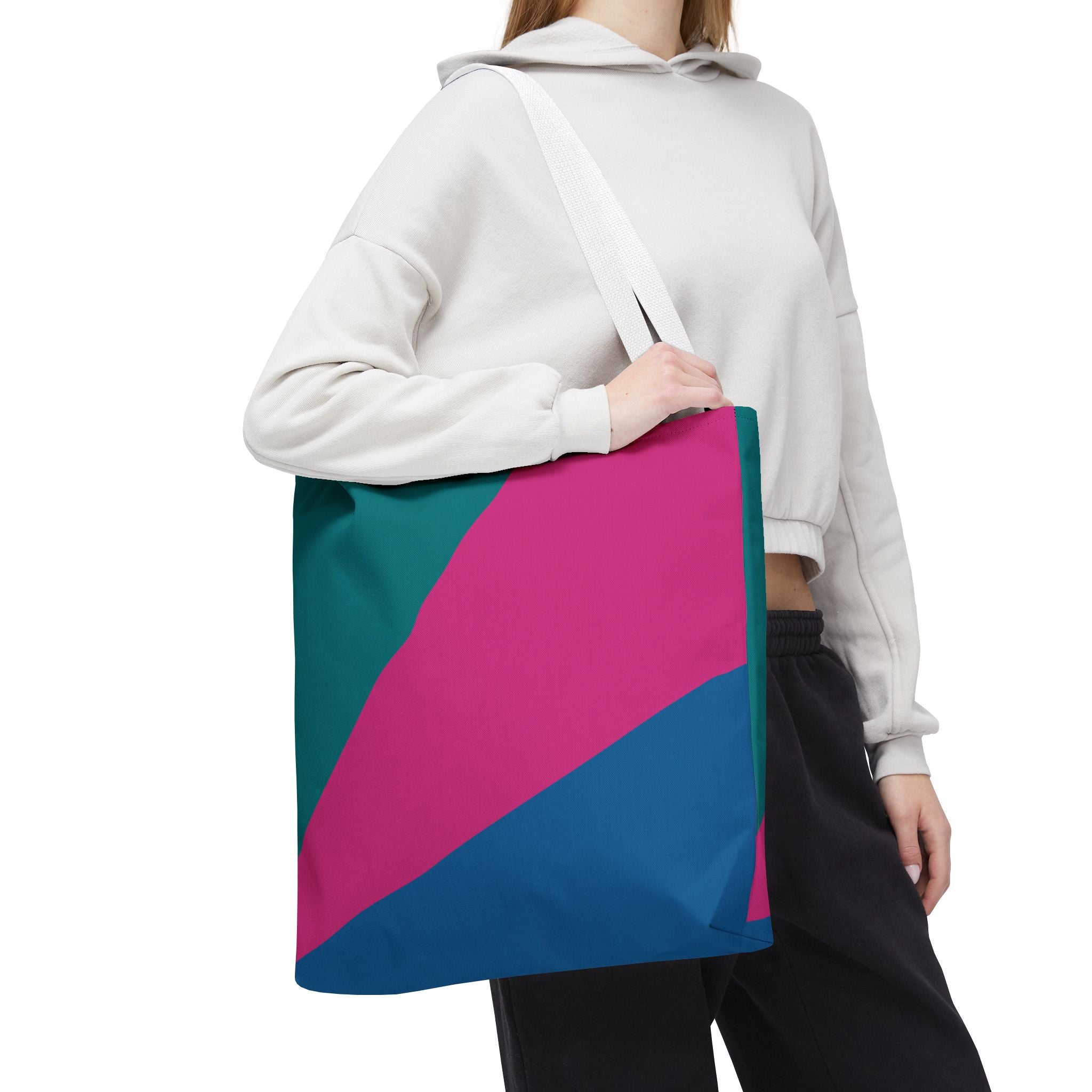 Colorblock Tote Bag
