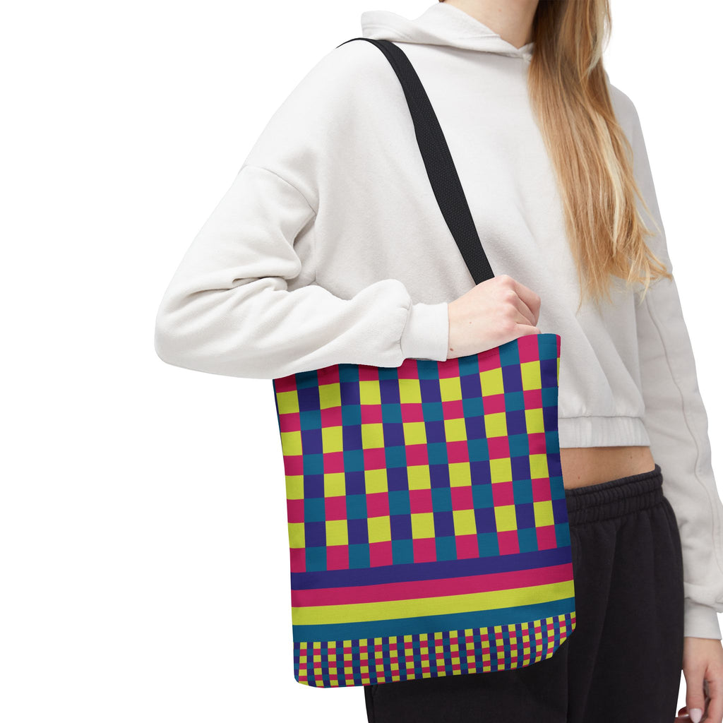 Colorblock Tote Bag