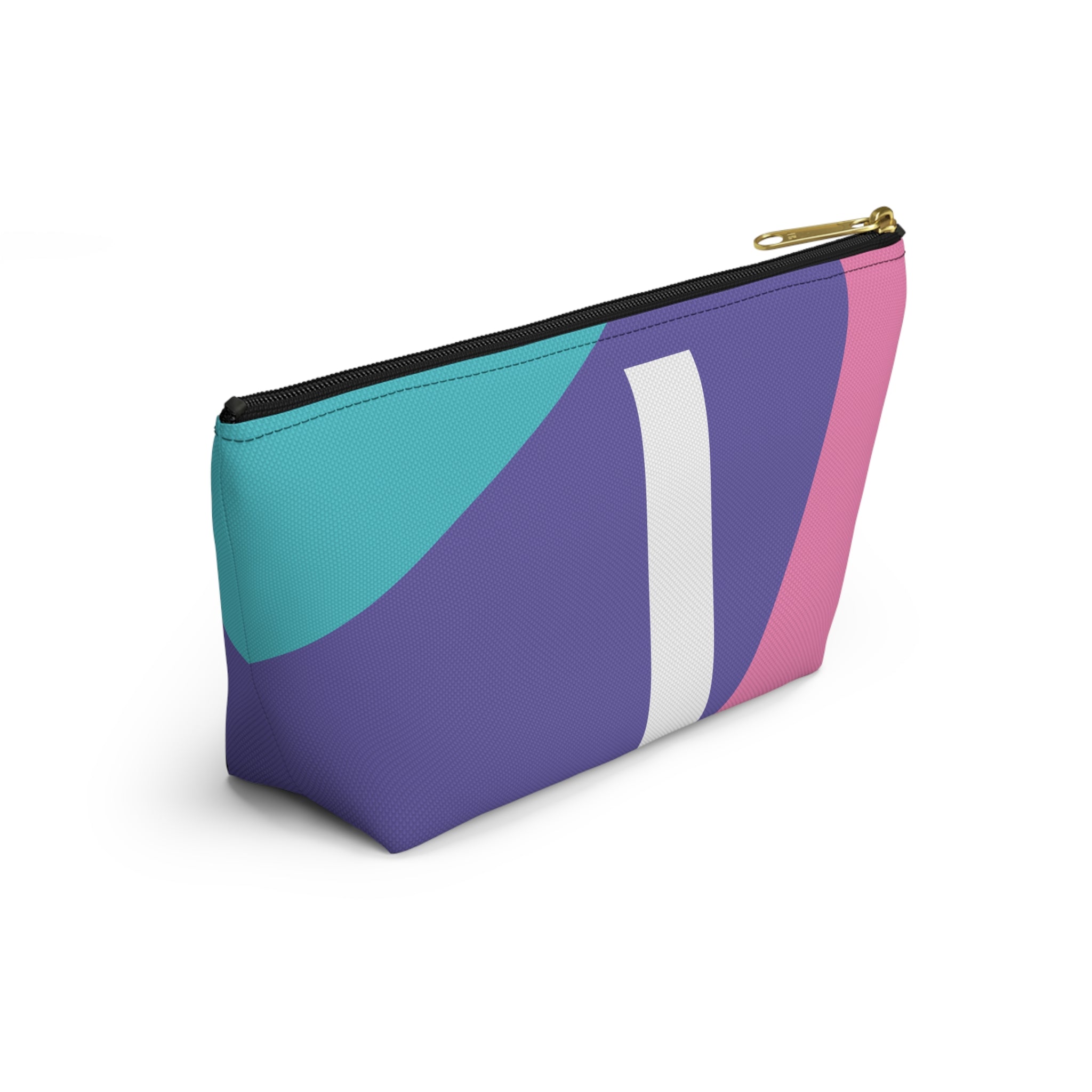 Colorblock Accessory Pouch — Monogram I T-Bottom Cosmetic Bag