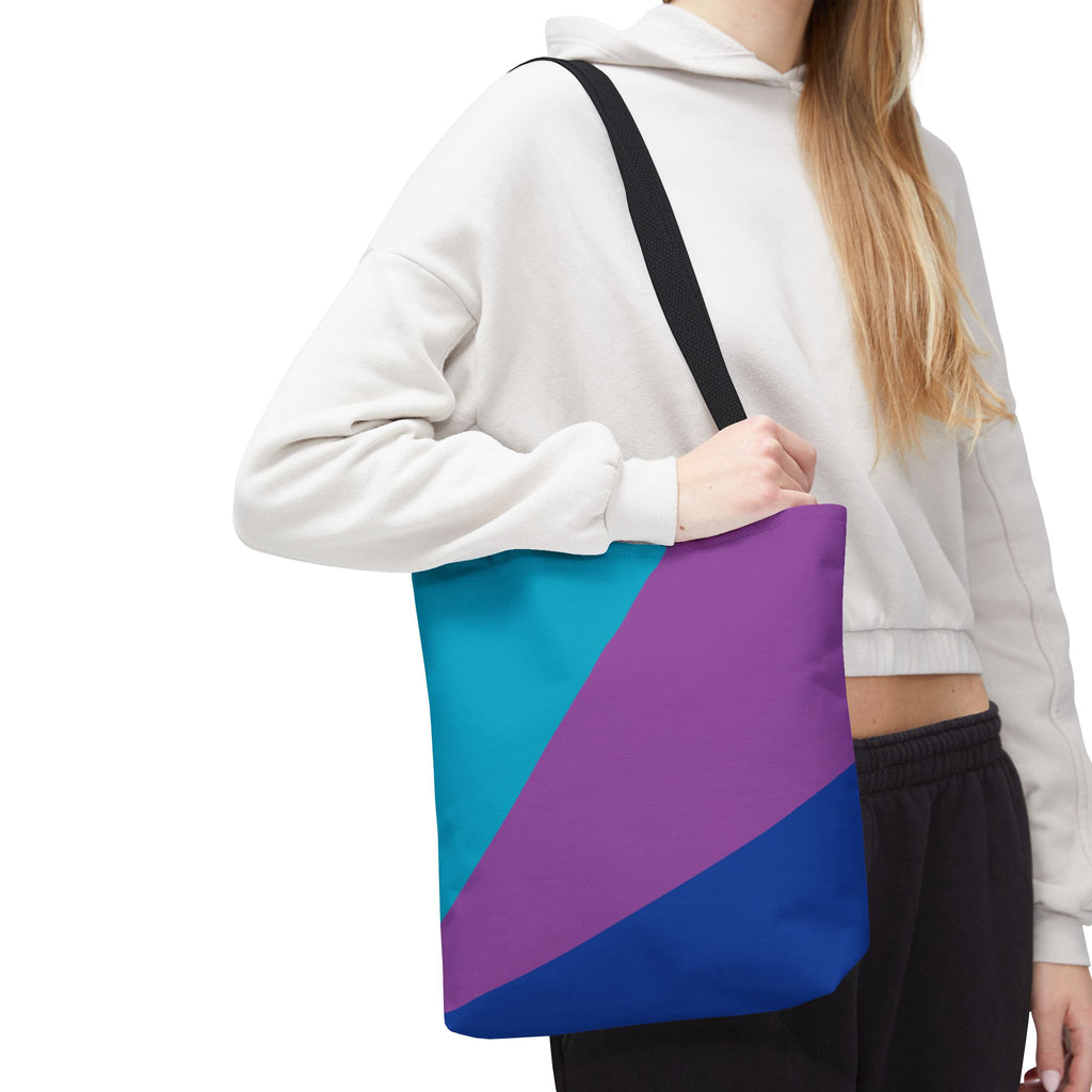 Colorblock Tote Bag