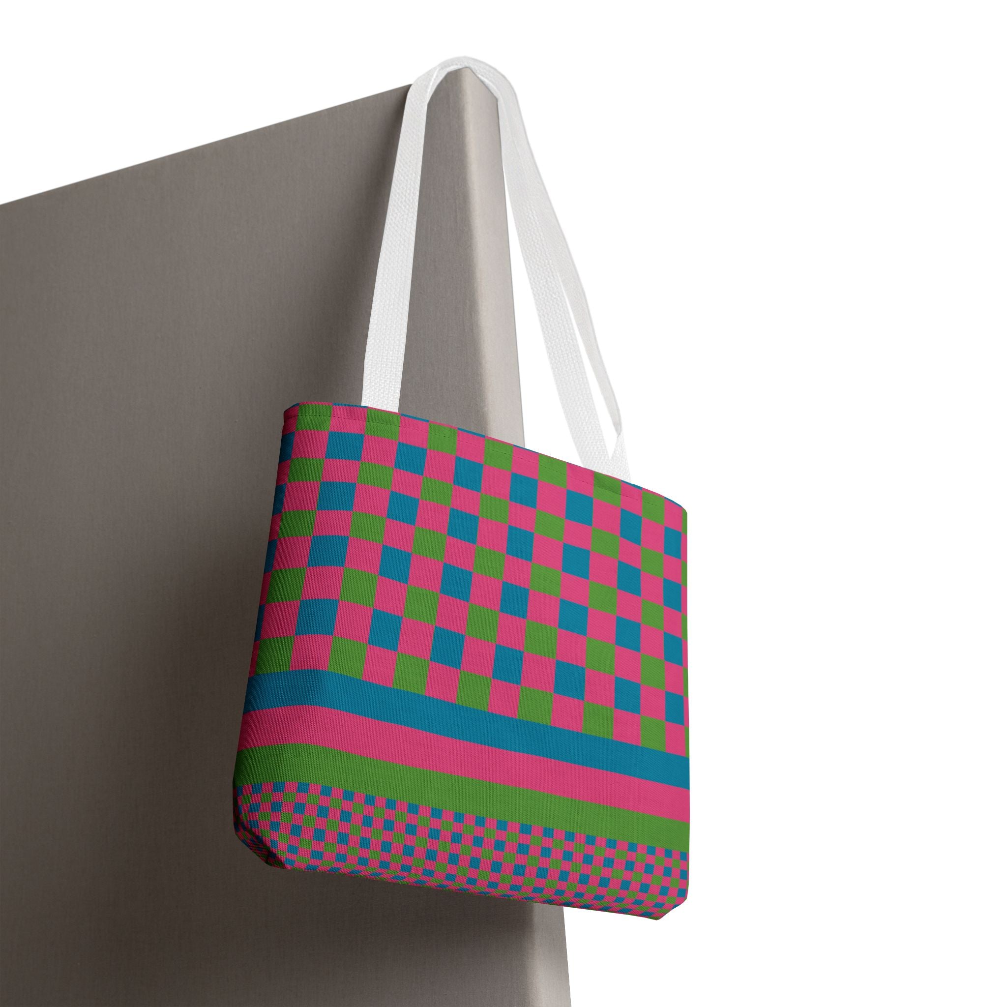 Colorblock Tote Bag