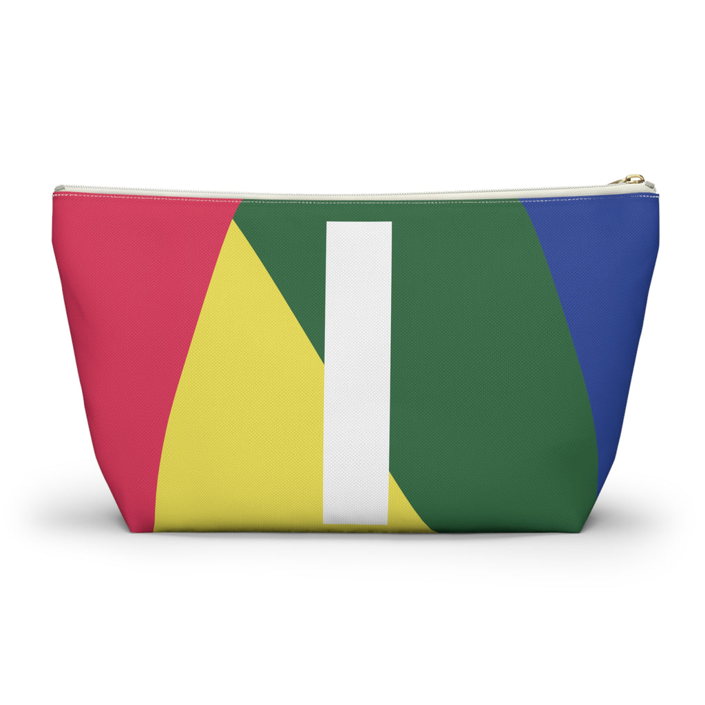 Colorblock Accessory Pouch — Monogram I T-Bottom Cosmetic Bag