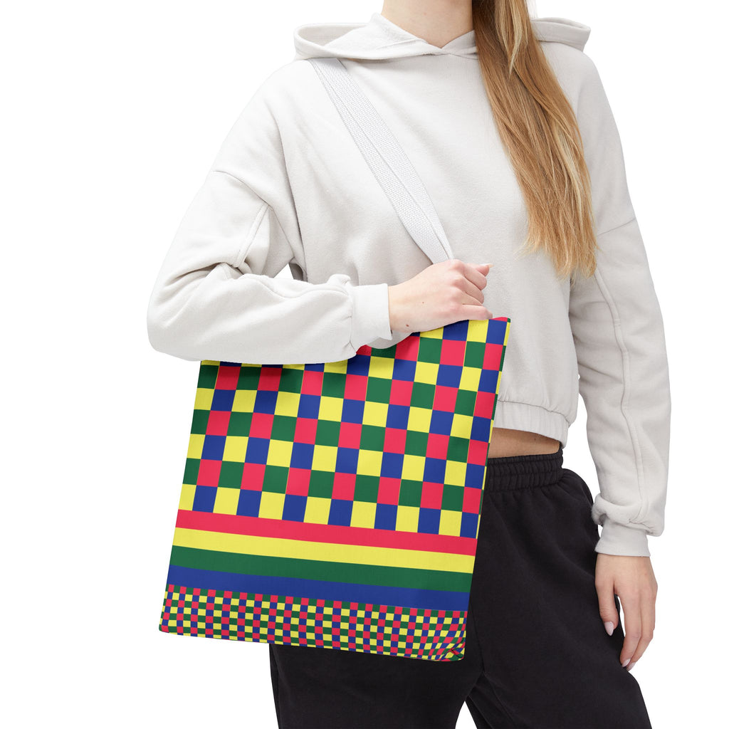 Colorblock Tote Bag