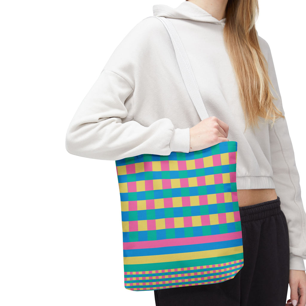 Colorblock Tote Bag