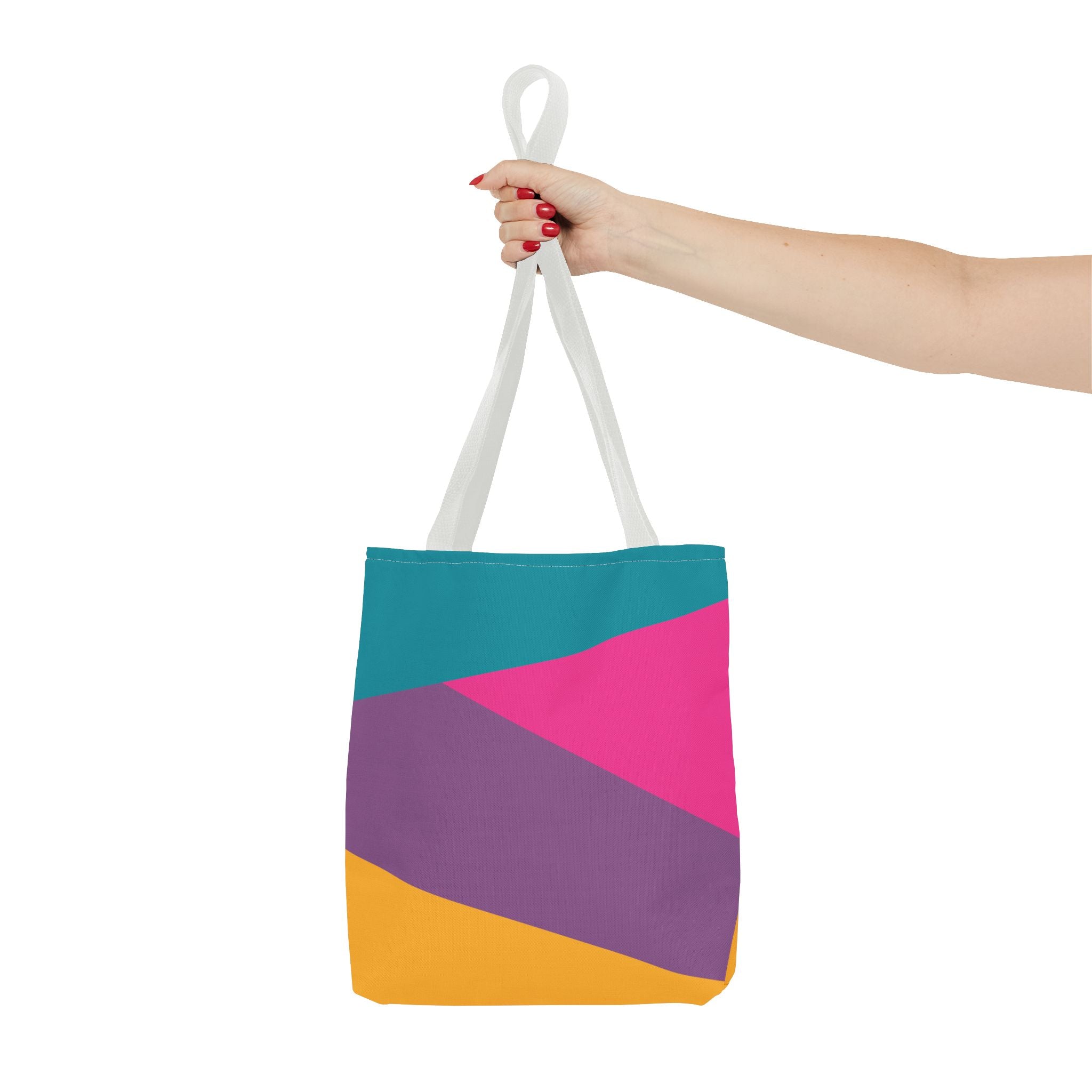 Colorblock Tote Bag