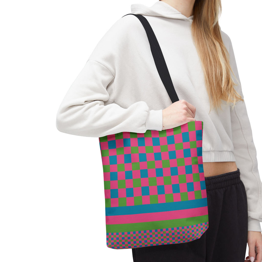 Colorblock Tote Bag