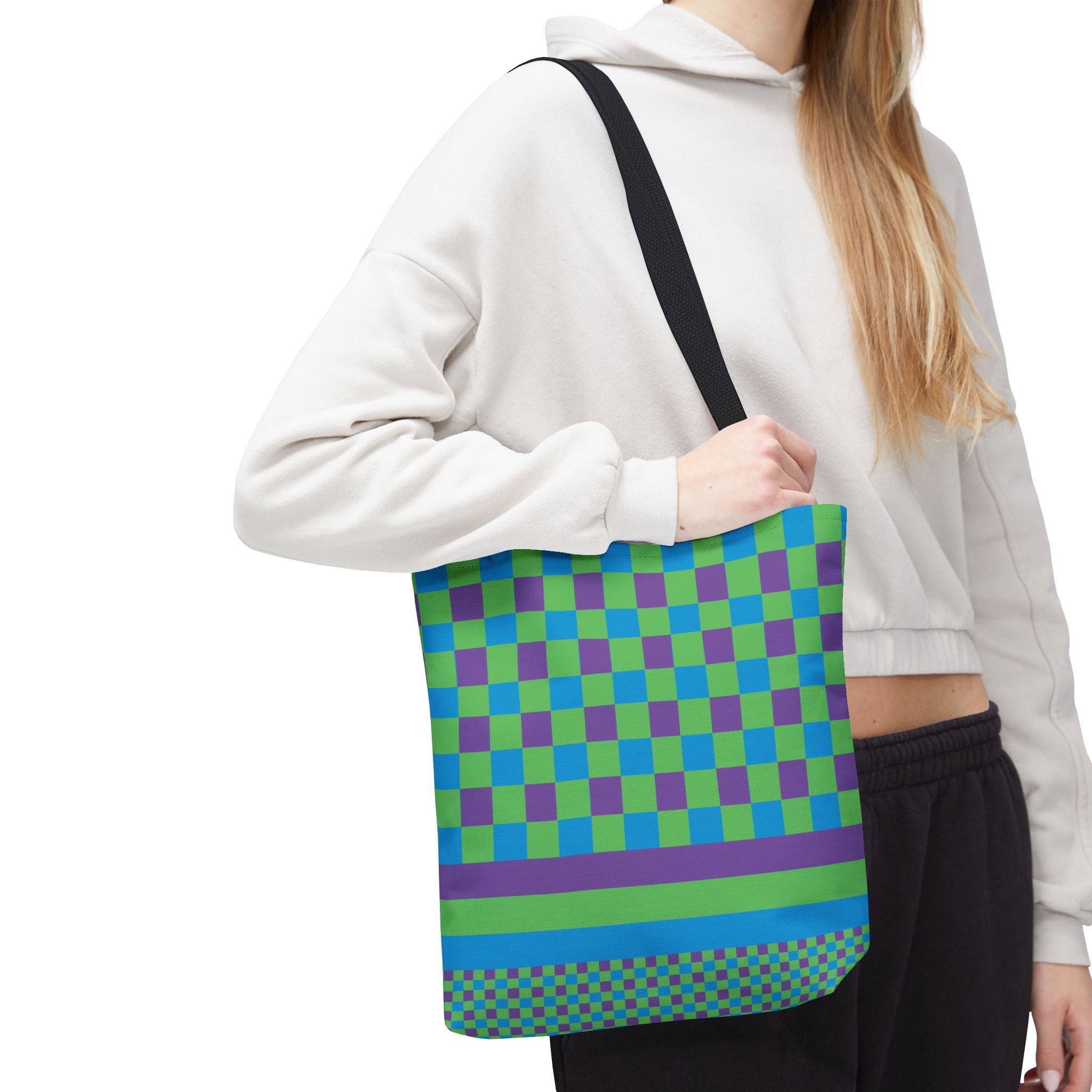 Colorblock Tote Bag