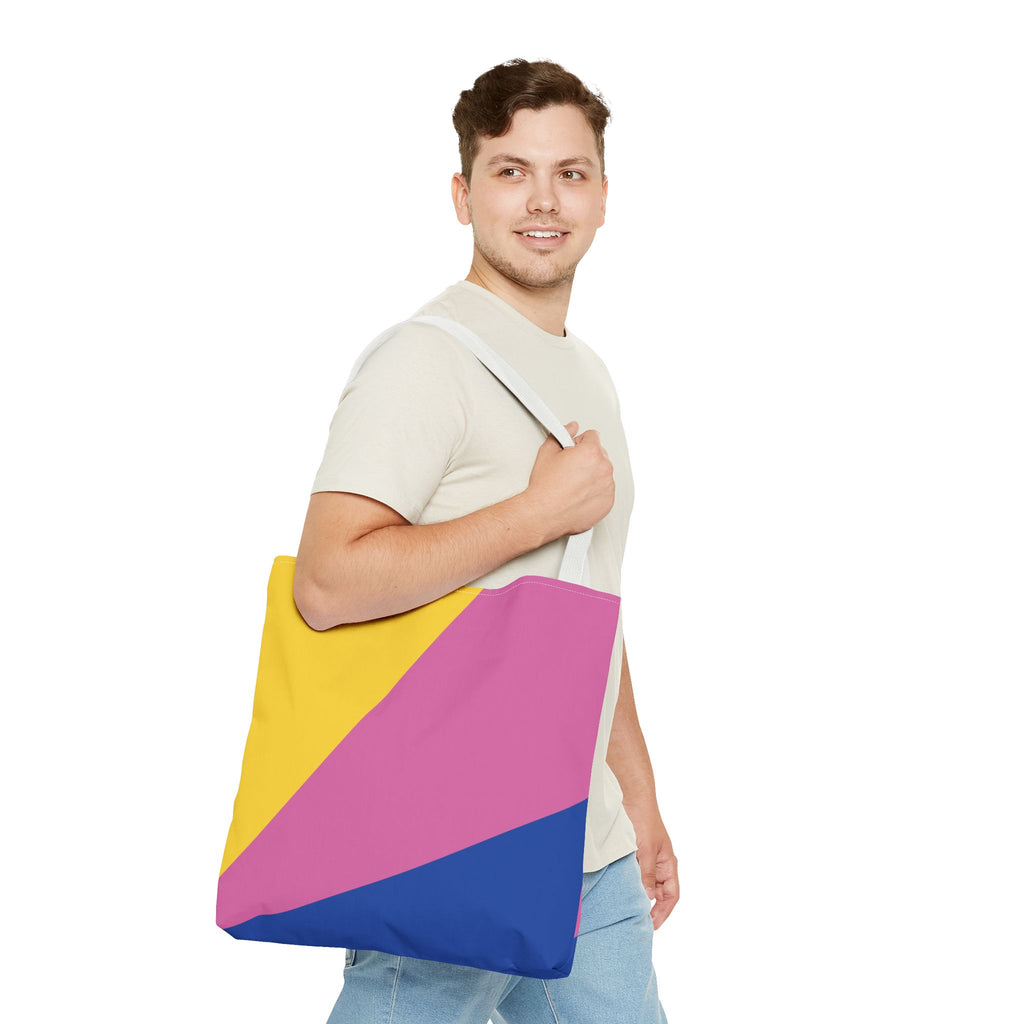 Colorblock Tote Bag