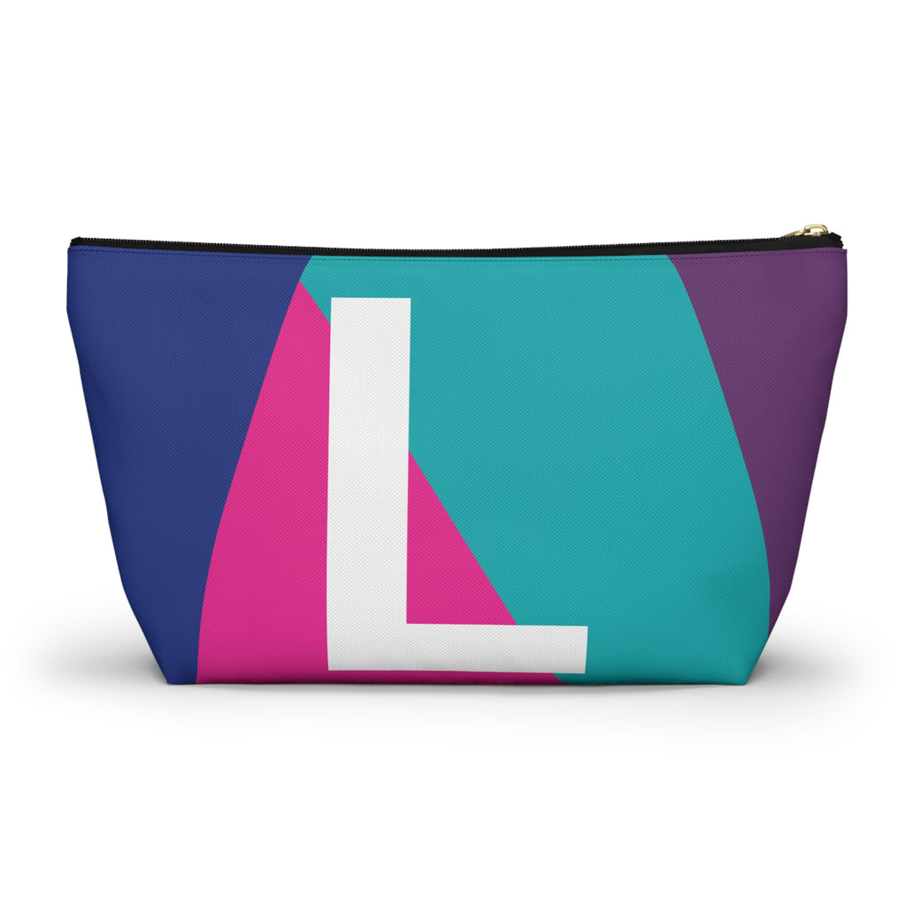 Colorblock Accessory Pouch — Monogram L T-Bottom Cosmetic Bag