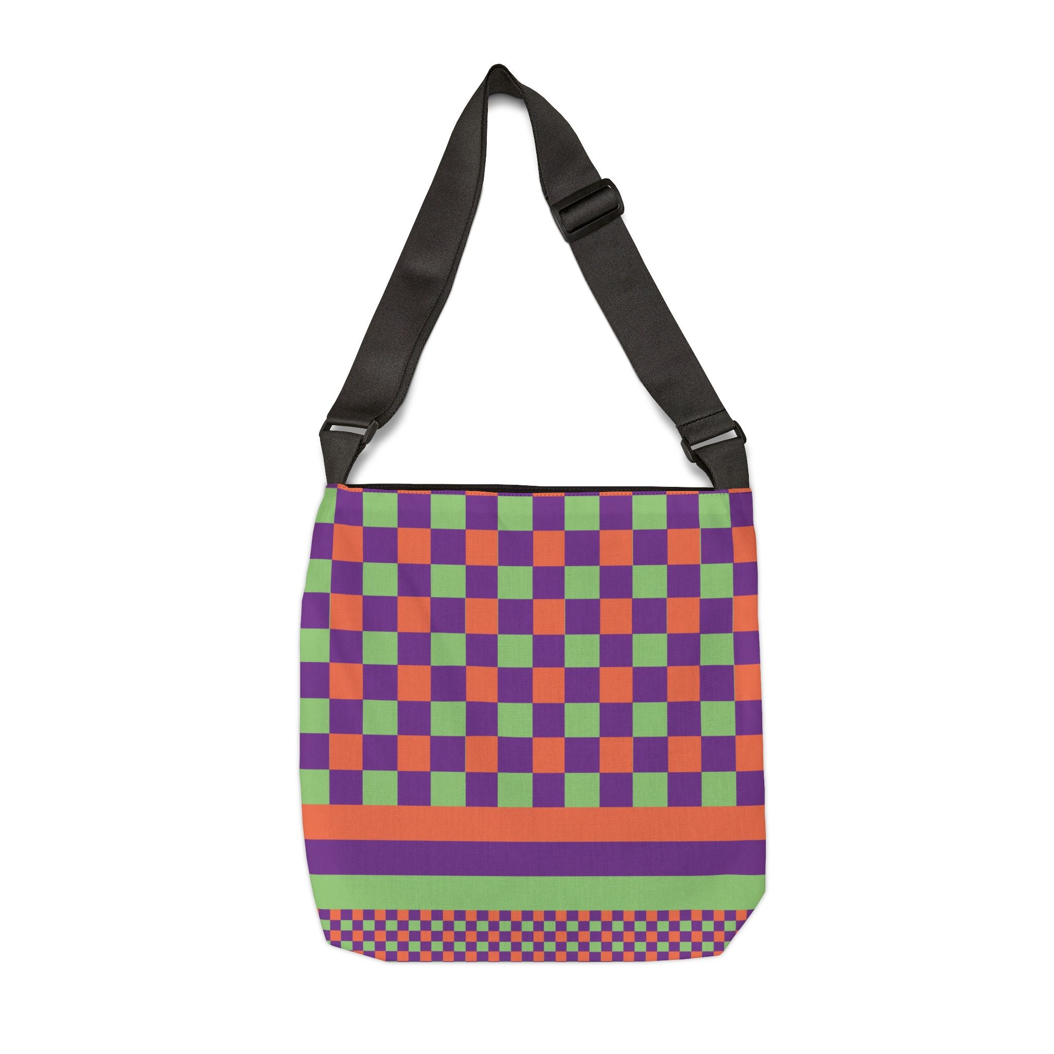 Colorblock Geometric Tote Bag