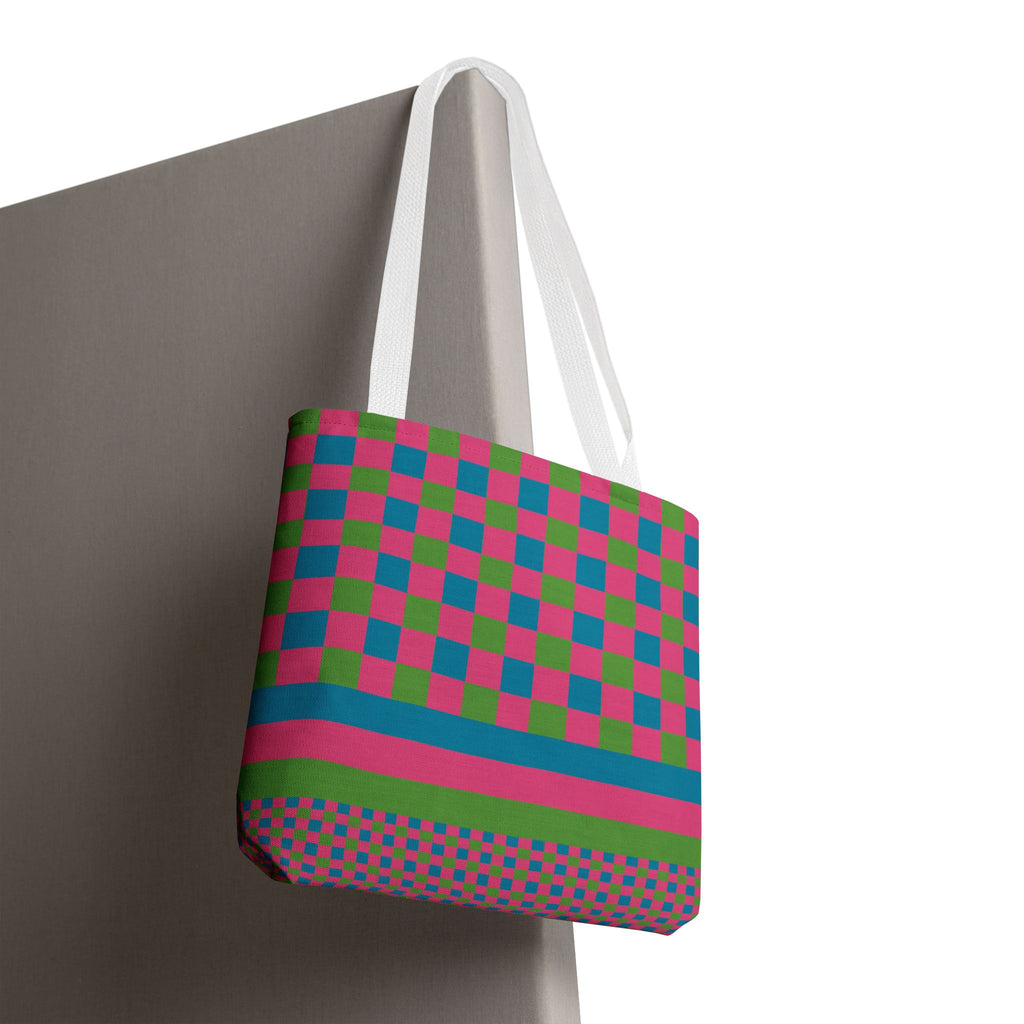 Colorblock Tote Bag