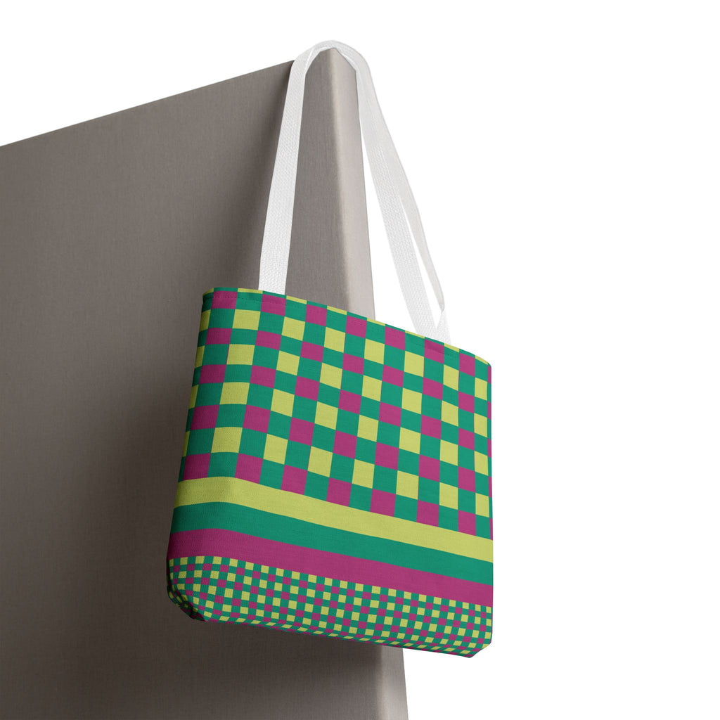 Colorblock Tote Bag