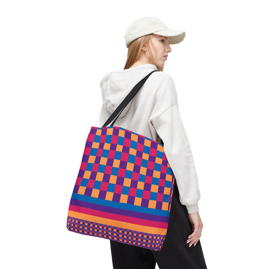 Colorblock Tote Bag