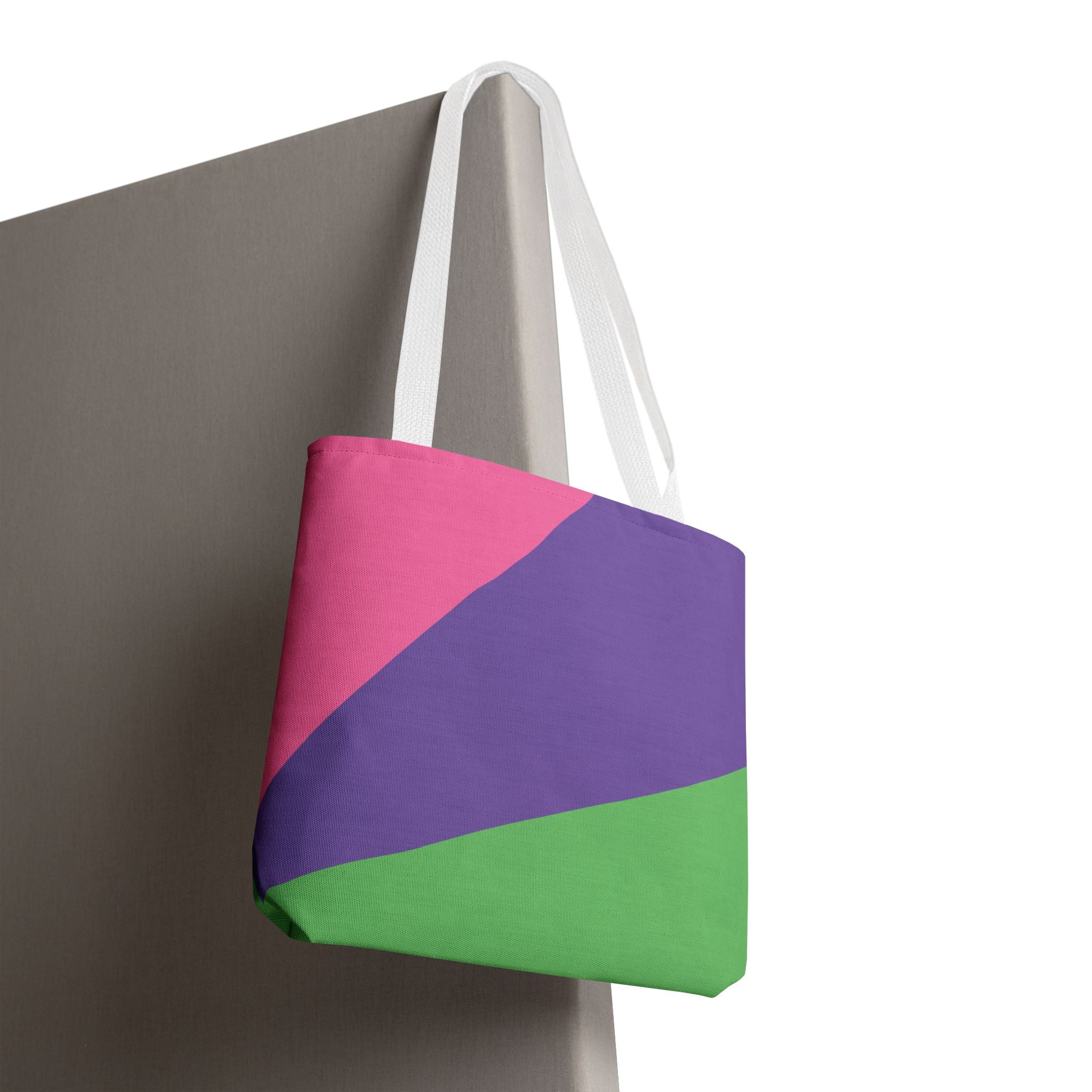Colorblock Tote Bag
