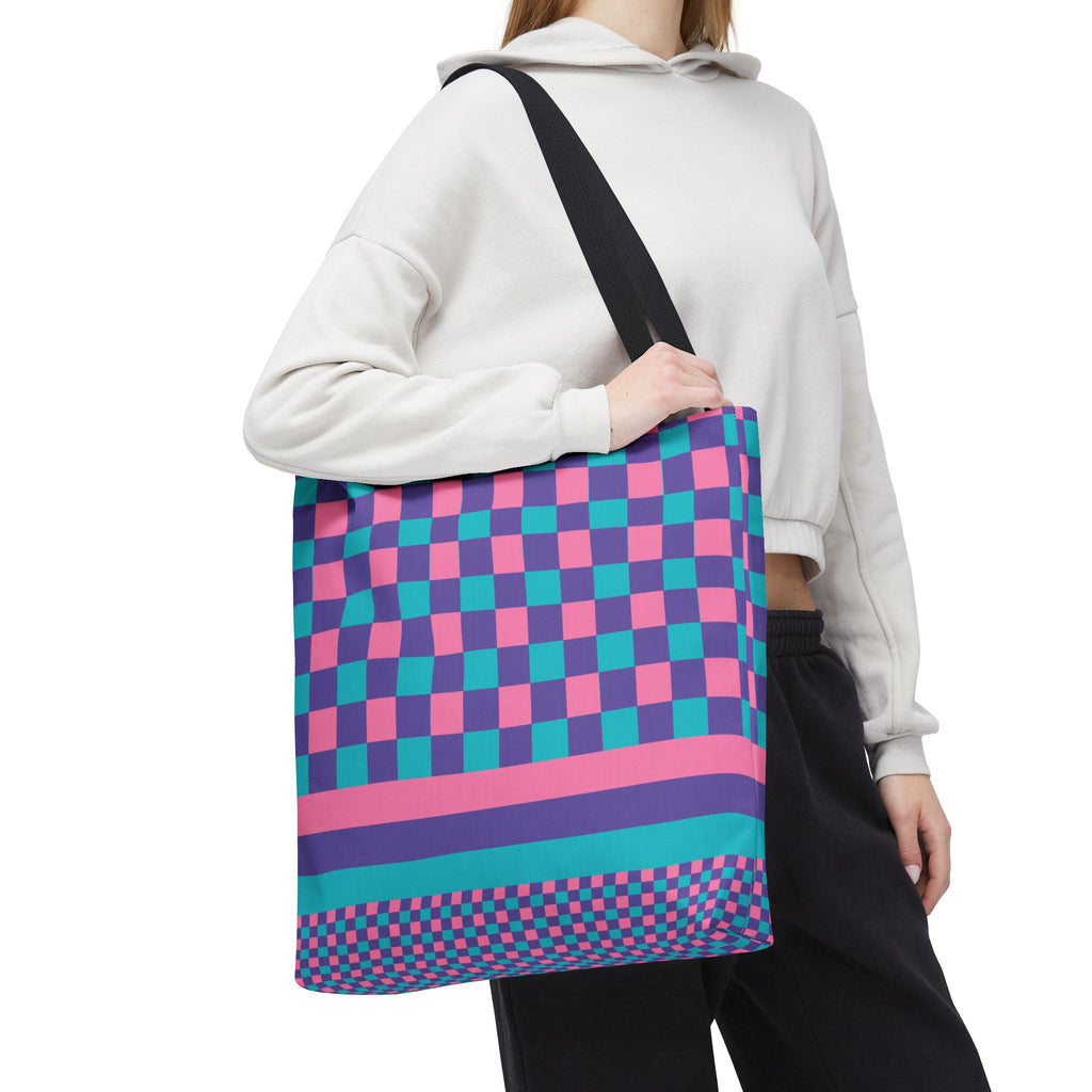 Colorblock Tote Bag