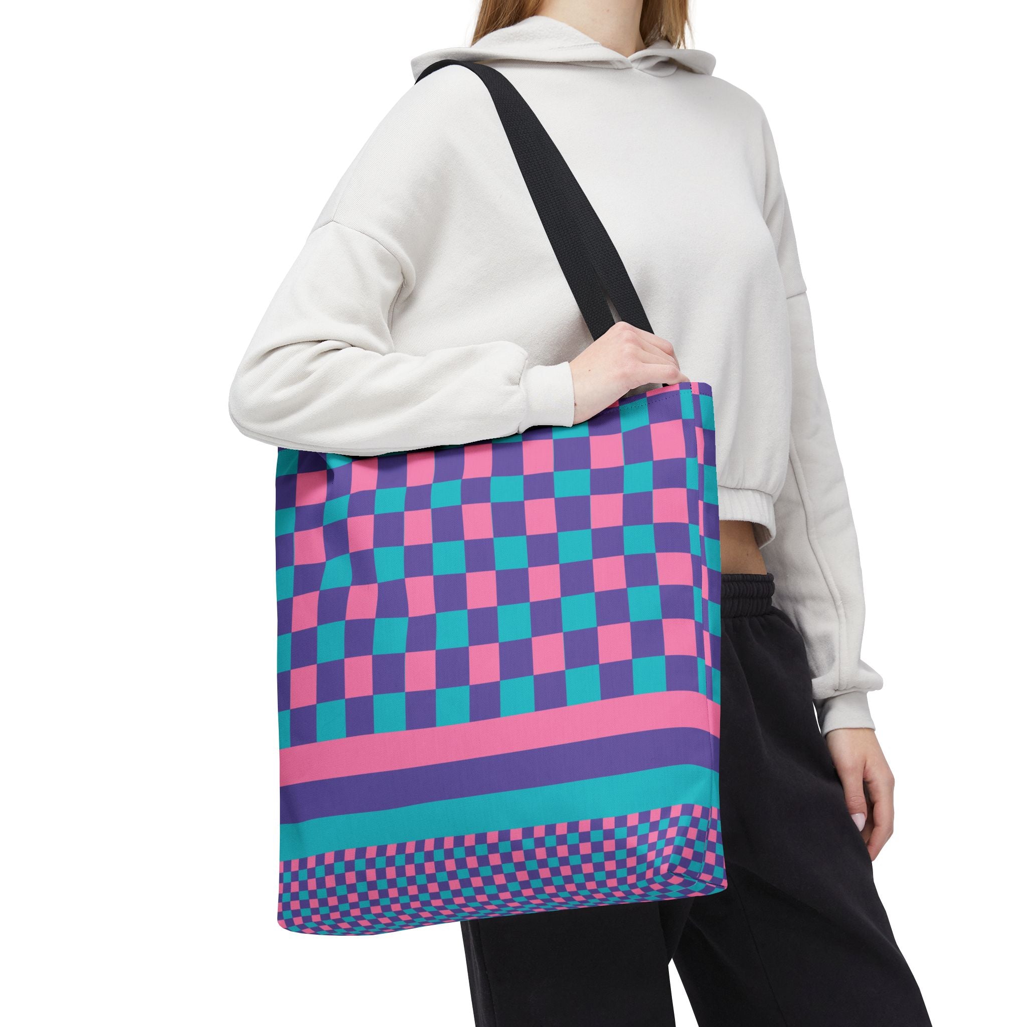 Colorblock Tote Bag