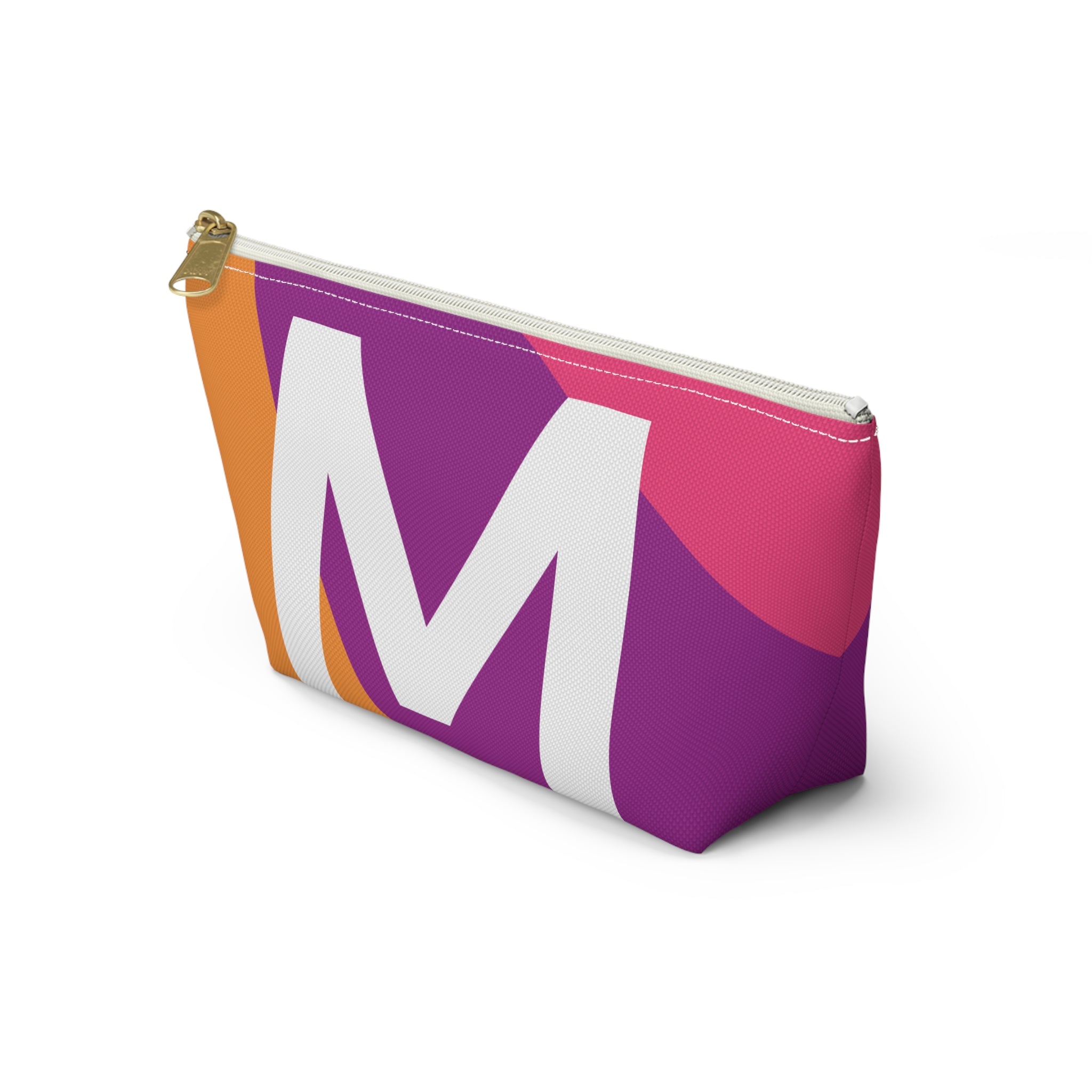 Colorblock Accessory Pouch — Monogram M T-Bottom Cosmetic Bag