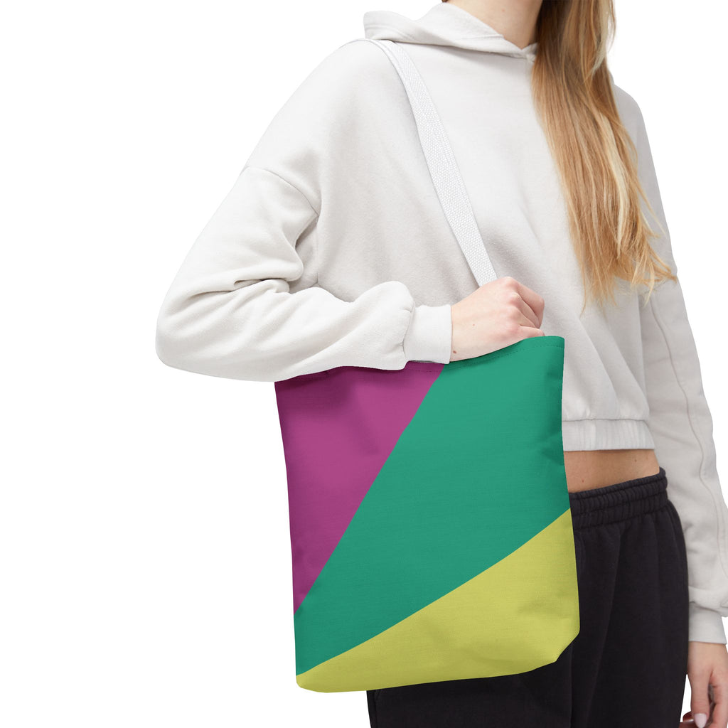 Colorblock Tote Bag
