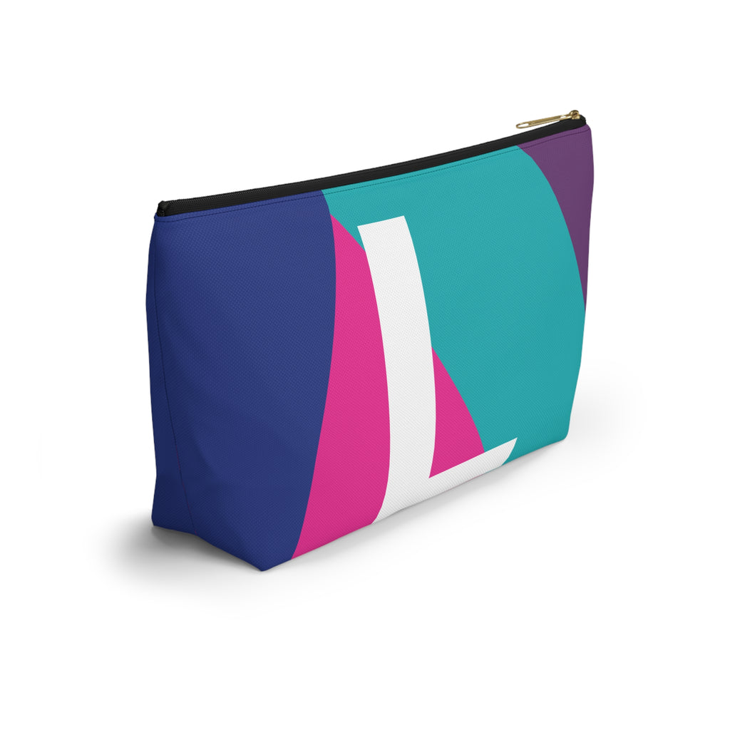 Colorblock Accessory Pouch — Monogram L T-Bottom Cosmetic Bag